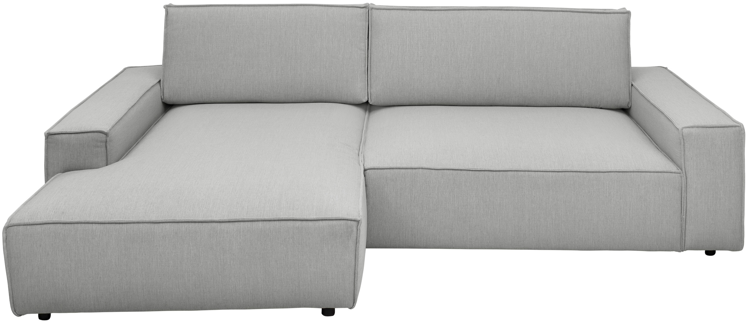 Home affaire Ecksofa »NEU: SHERWOOD XXL 284, Big-Sofa L-Form, tiefe Sitzfläche 95 cm, Cord« Recamiere rechts/links, als Schlafsofa stellbar, Cord u. Leinenoptik