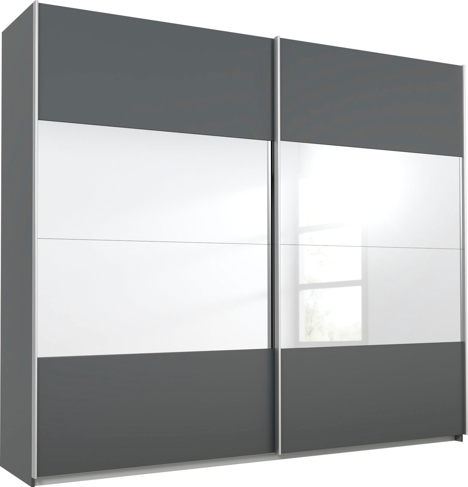 Image of rauch Schwebetürenschrank "Quadra" mit Spiegelelementen
