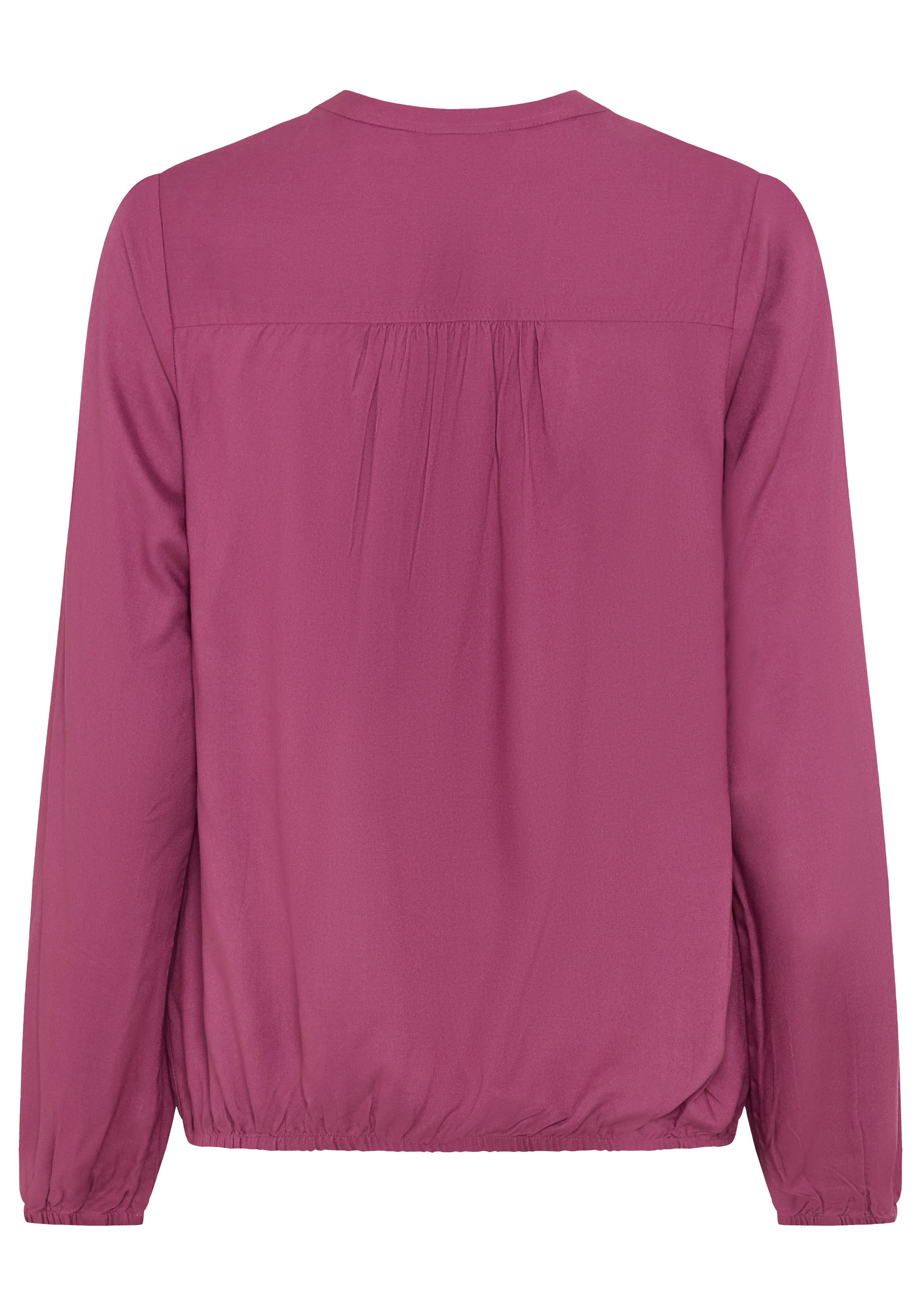Laura Scott Blouse à enfiler Manches longues avec élastique aux poignets, en viscose, longueur hanches