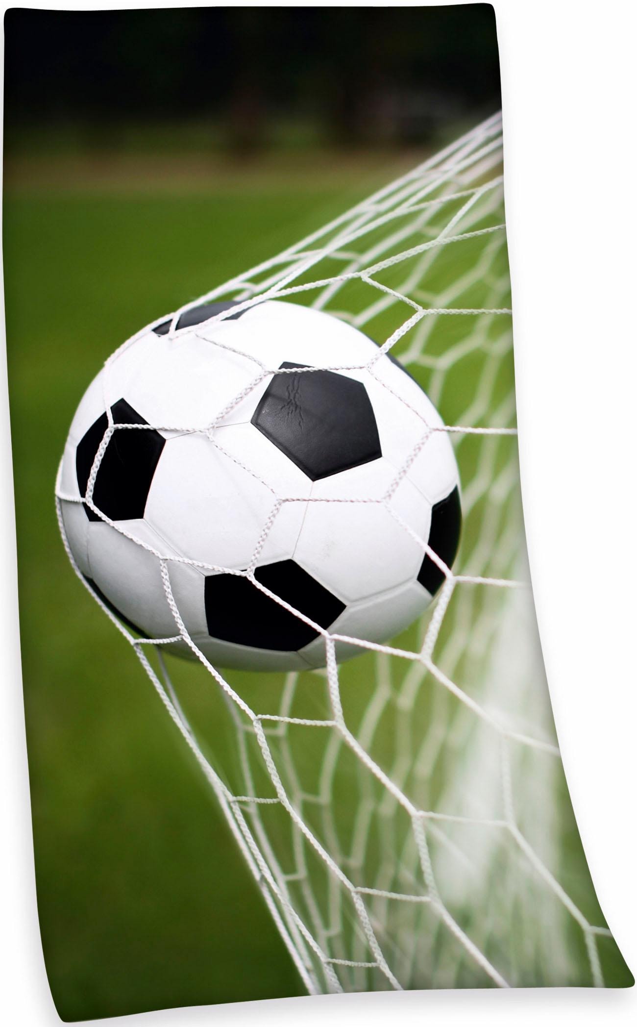 Image of Herding Young Collection Badetuch "Fussball" 75x150 cm, mit Fussballmotiv