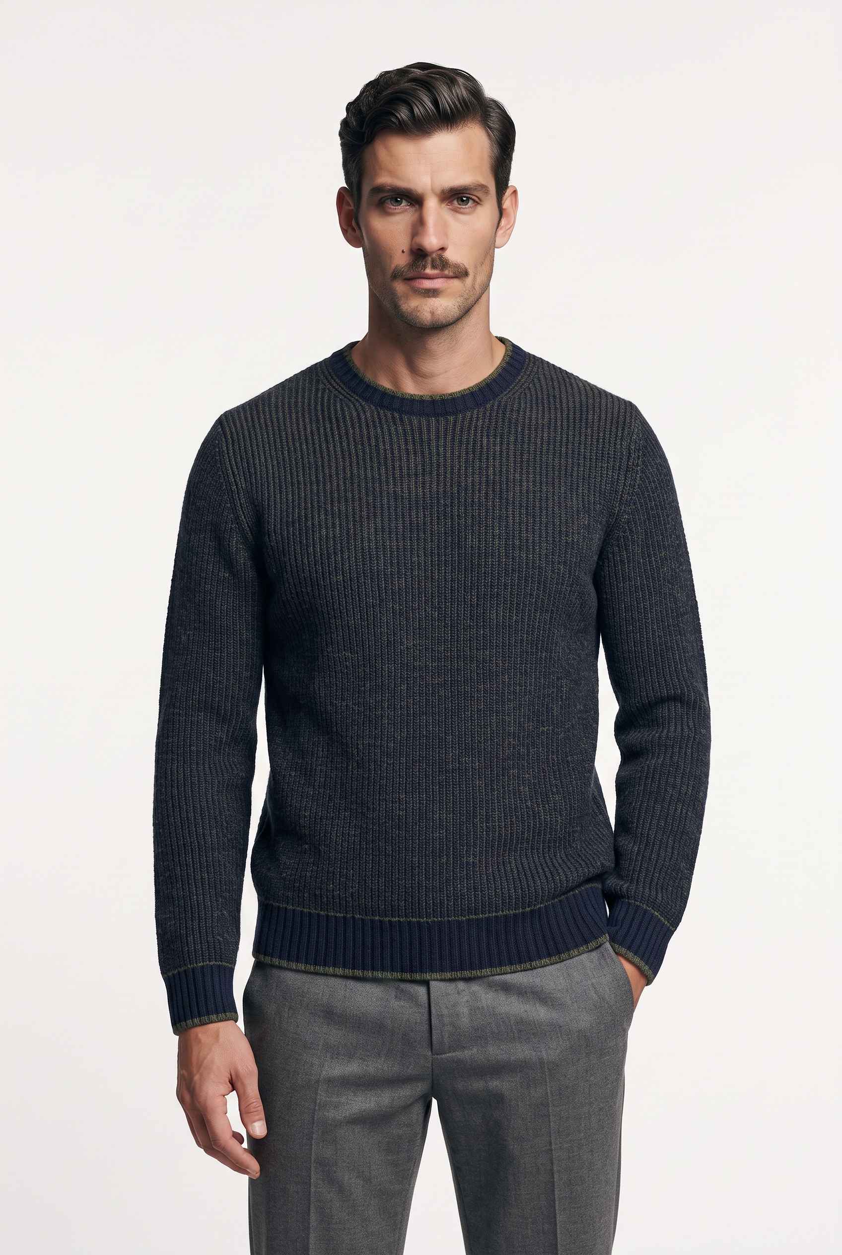 Image of Colmar Strickpullover Regular Fit, Rundhalsausschnitt, Wollmix