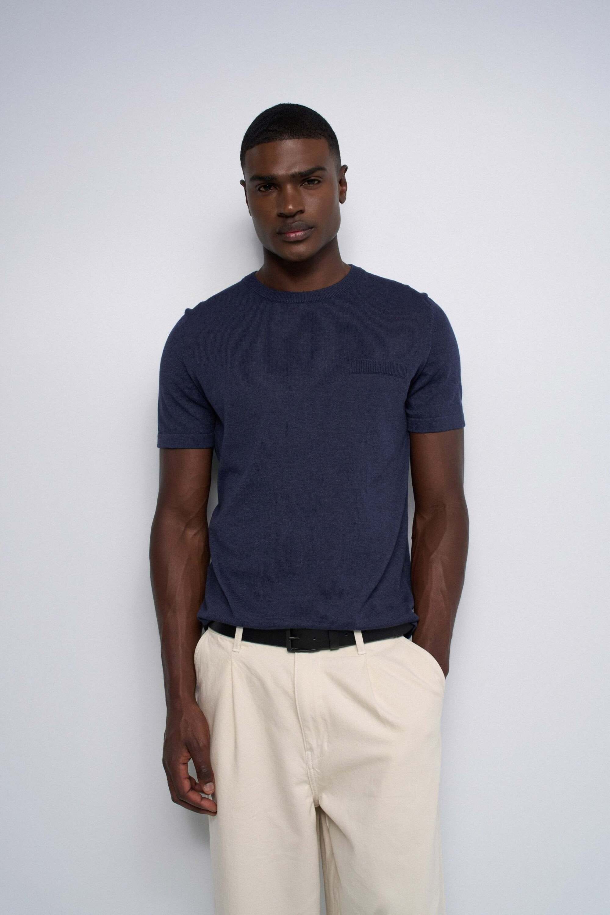 Salsa Pull en tricot »Salsa Jeans Pullover Chest Pocket«