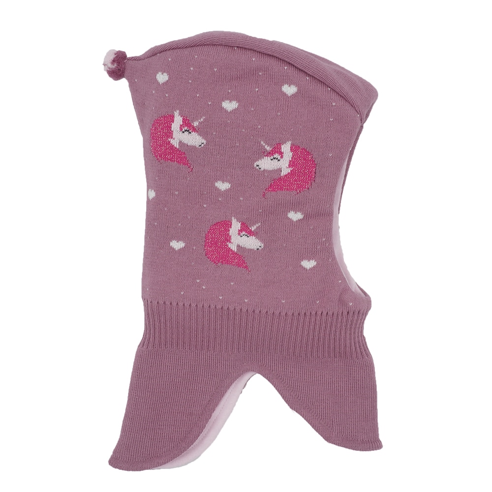 MAXIMO Casquette à enfiler Baumwolle, gefüttert, im Einhorn-Design, verlängertes Halsteil