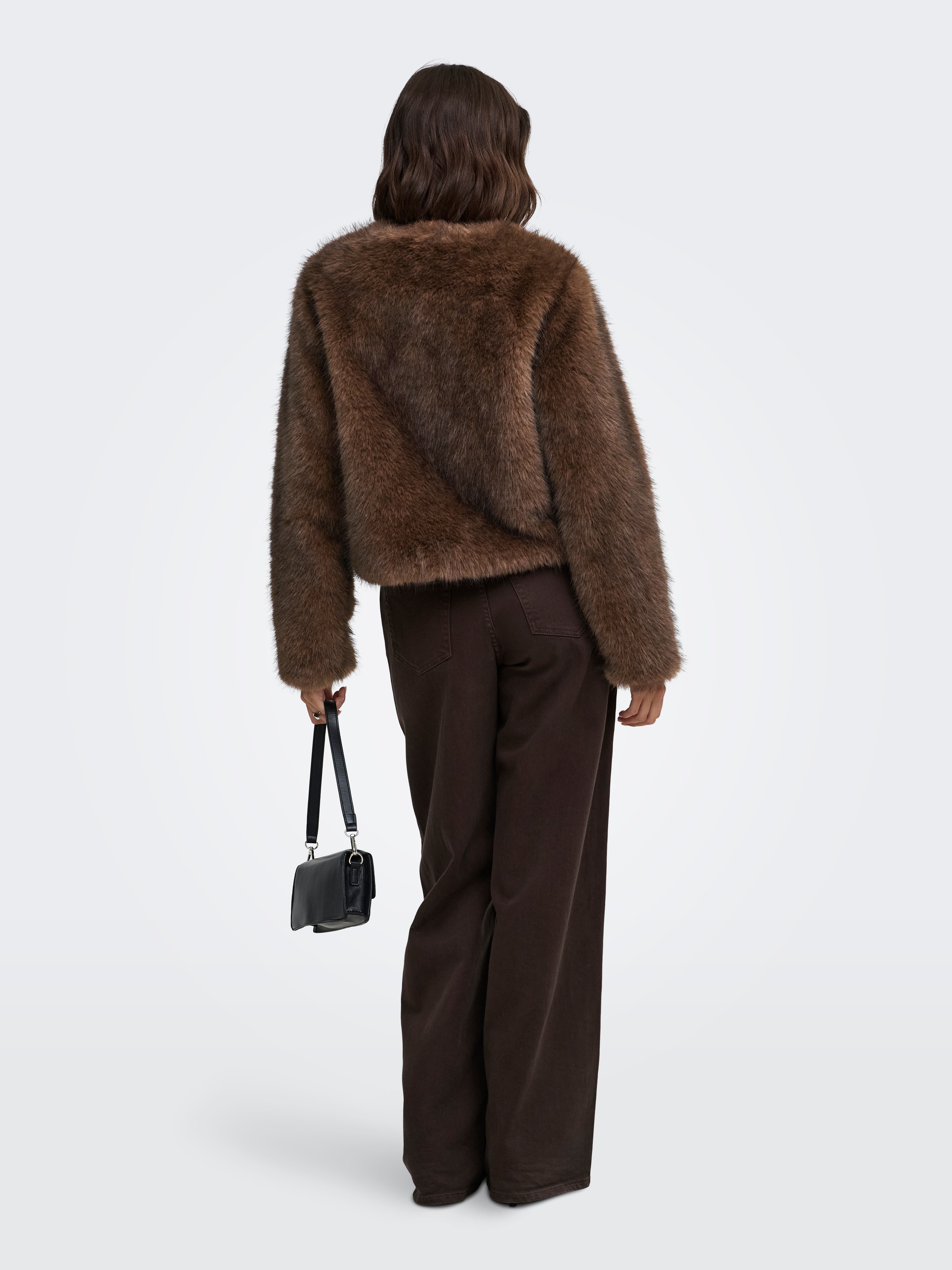 JDY Fellimitatjacke »JDYAMY FAUX FUR SHORT JACKET OTW« Polyester
