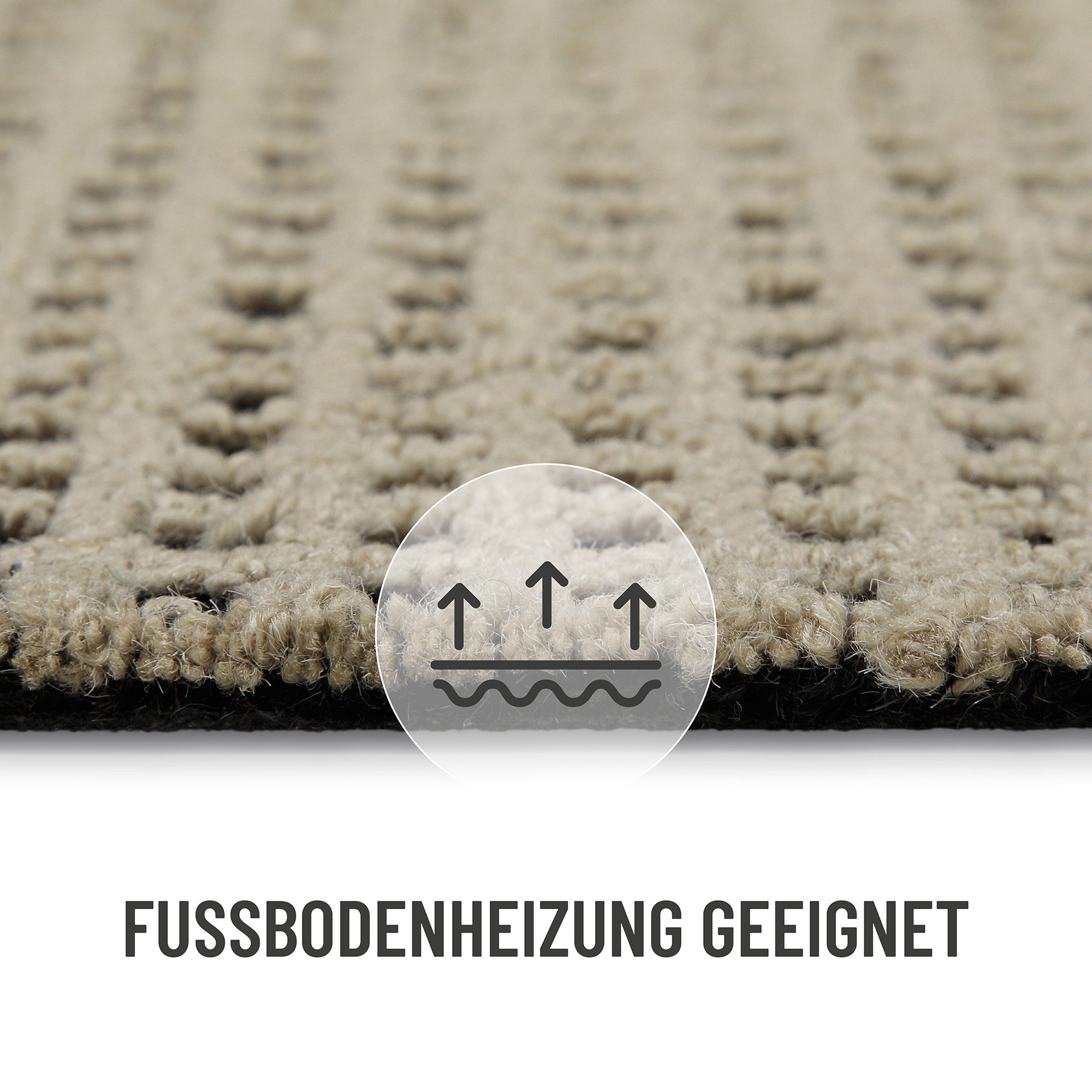 Wecon home Teppich »Hamptons TWENTYNINE«, rechteckig, 10 mm Höhe, Läufer, Kurzflor, Wohnzimmer, Schlafzimmer, elegant, robust, Karo