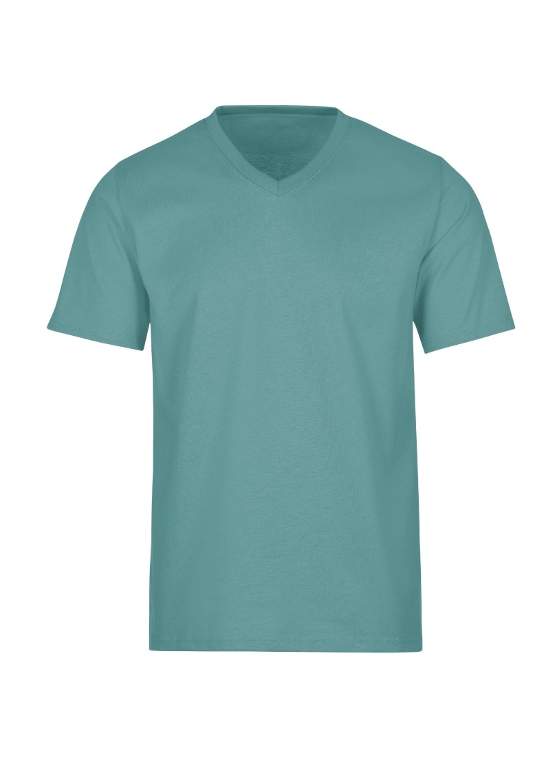 versandkostenfrei ♕ Baumwolle« T-Shirt V-Shirt Trigema bestellen »TRIGEMA DELUXE
