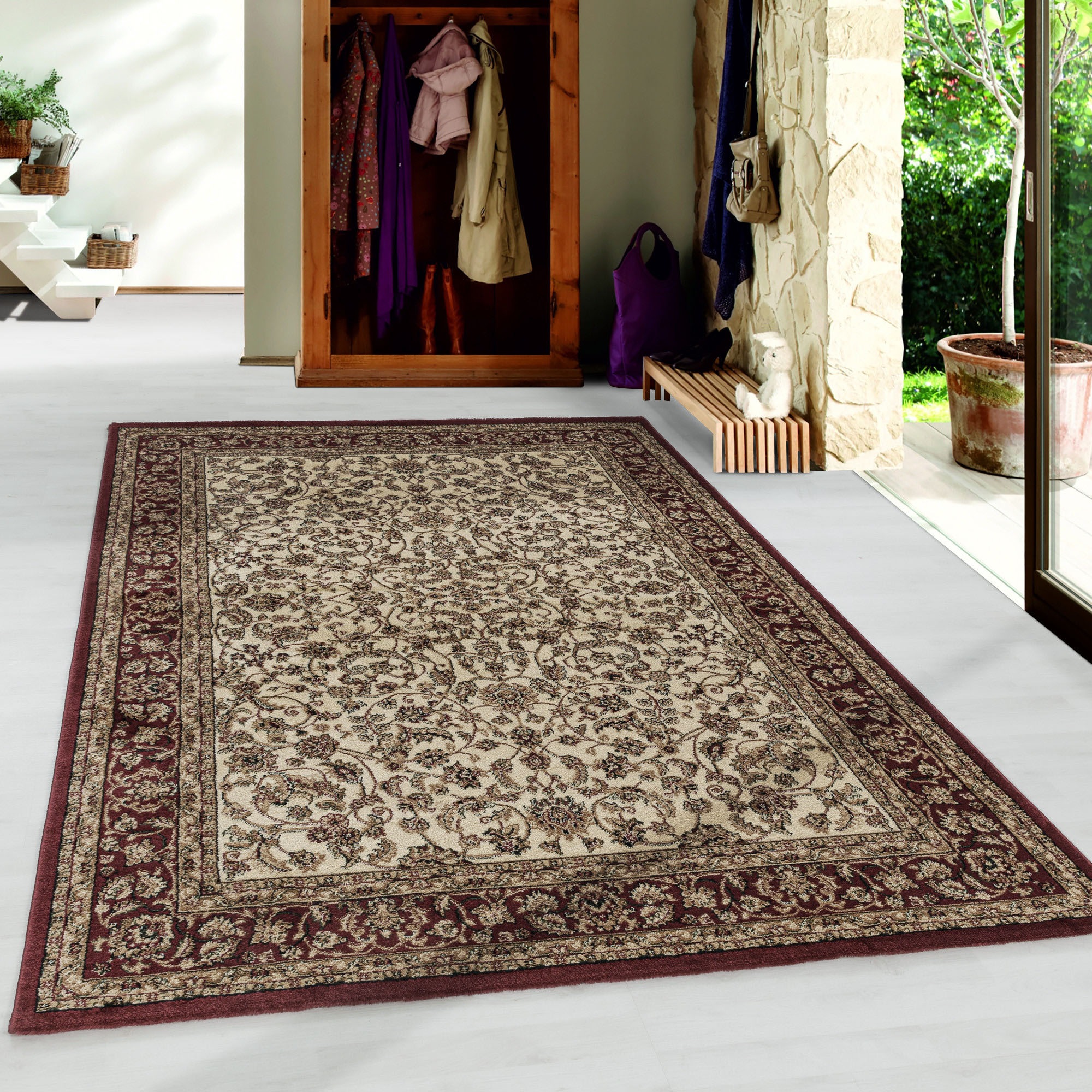 Image of Ayyildiz Teppiche Teppich "KASHMIR 2604" rechteckig 10 mm Höhe Orient Optik, pflegeleicht, robuster Kurzflor, Wohnzimmer