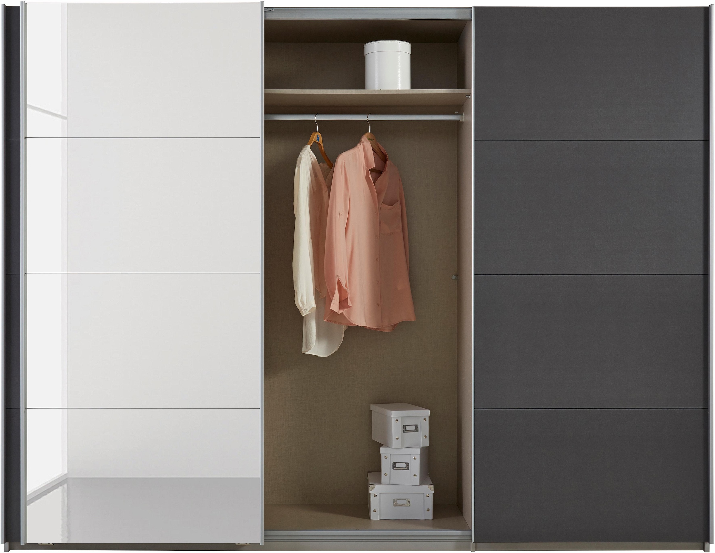 rauch Armoire à portes coulissantes »Dobene« inkl. Schubkasteneinsatz und Einlegeböden