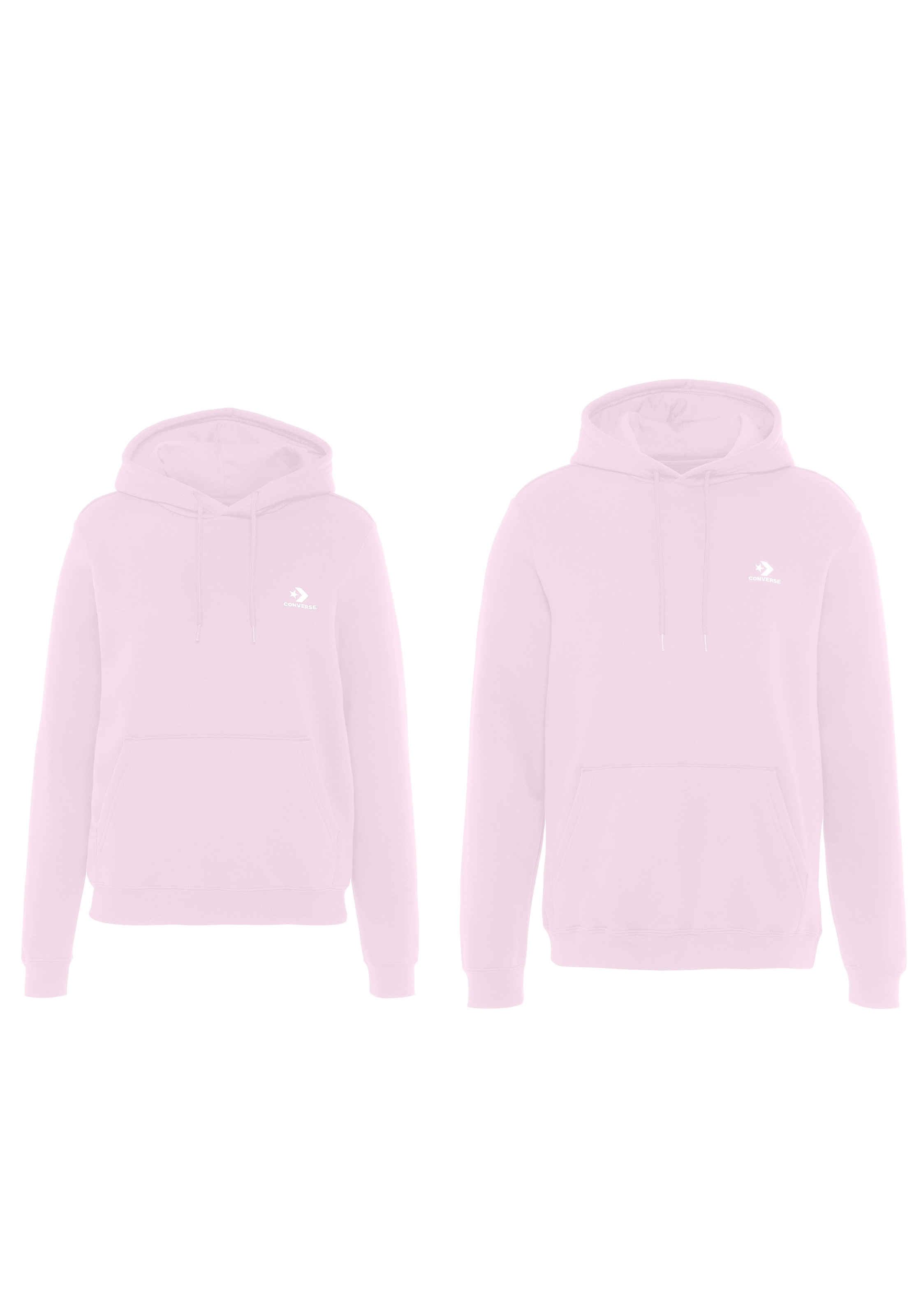Image of Converse Kapuzensweatshirt "EMBROIDERED STAR CHEVRON BRUSHED BACK FLEECE HOODIE", Unisex