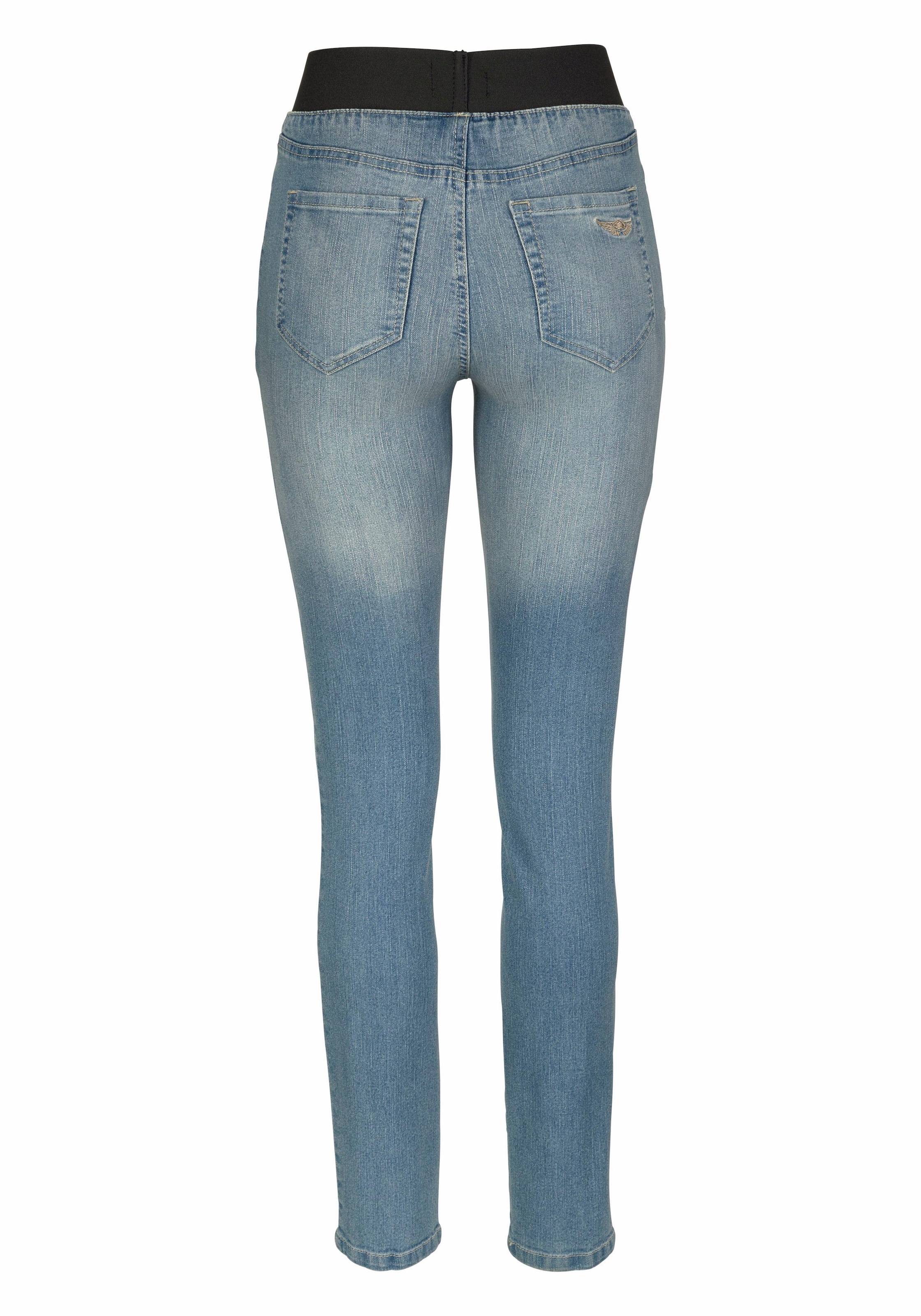 Arizona Skinny-fit-Jeans, Mid Waist Comfort-Stretch