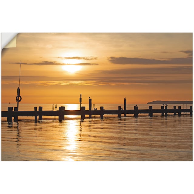 Artland Wandbild »Morgenidylle am Ostseestrand«, Küstenbilder, (1 St.), als  Alubild, Leinwandbild, Wandaufkleber oder Poster in versch. Grössen kaufen