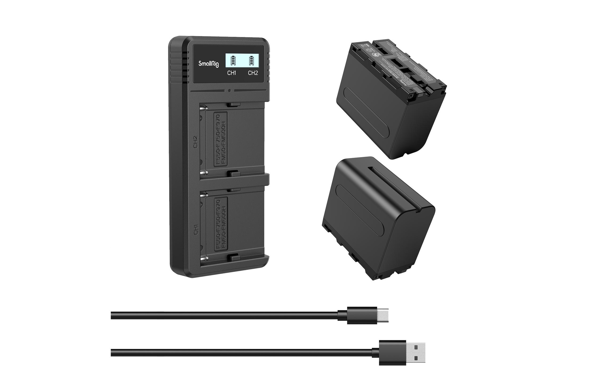 Image of Kamera-Akku "Smallrig NP-F970 Akku und Charger Kit" 7,2