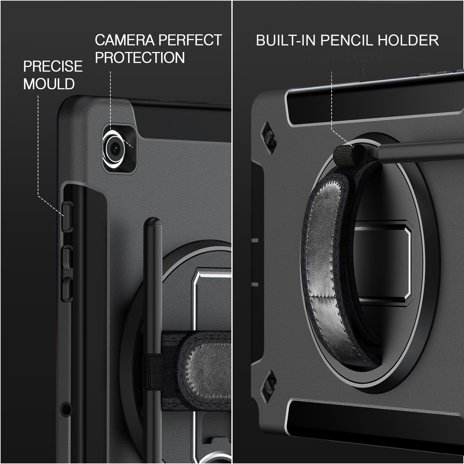 4smarts Backcover »Rugged Case Grip - iPad 10.9 (2022 10Gen)«