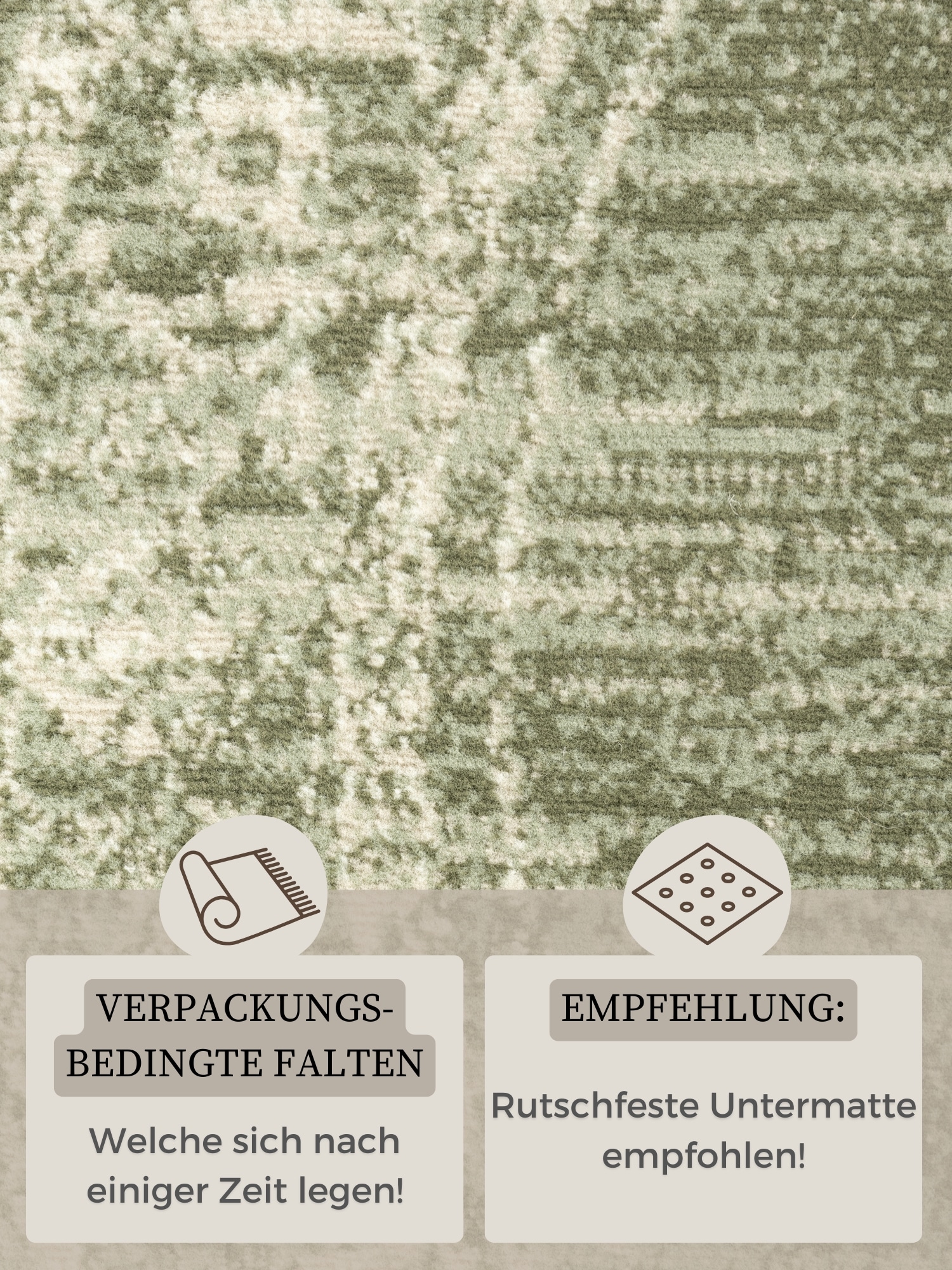 HANSE Home Tapis »Lydia« Rond 9 mm Höhe Wohnzimmer, Schlafzimmer, Flur, Kurzflor, orientalisch, Vintage, weich