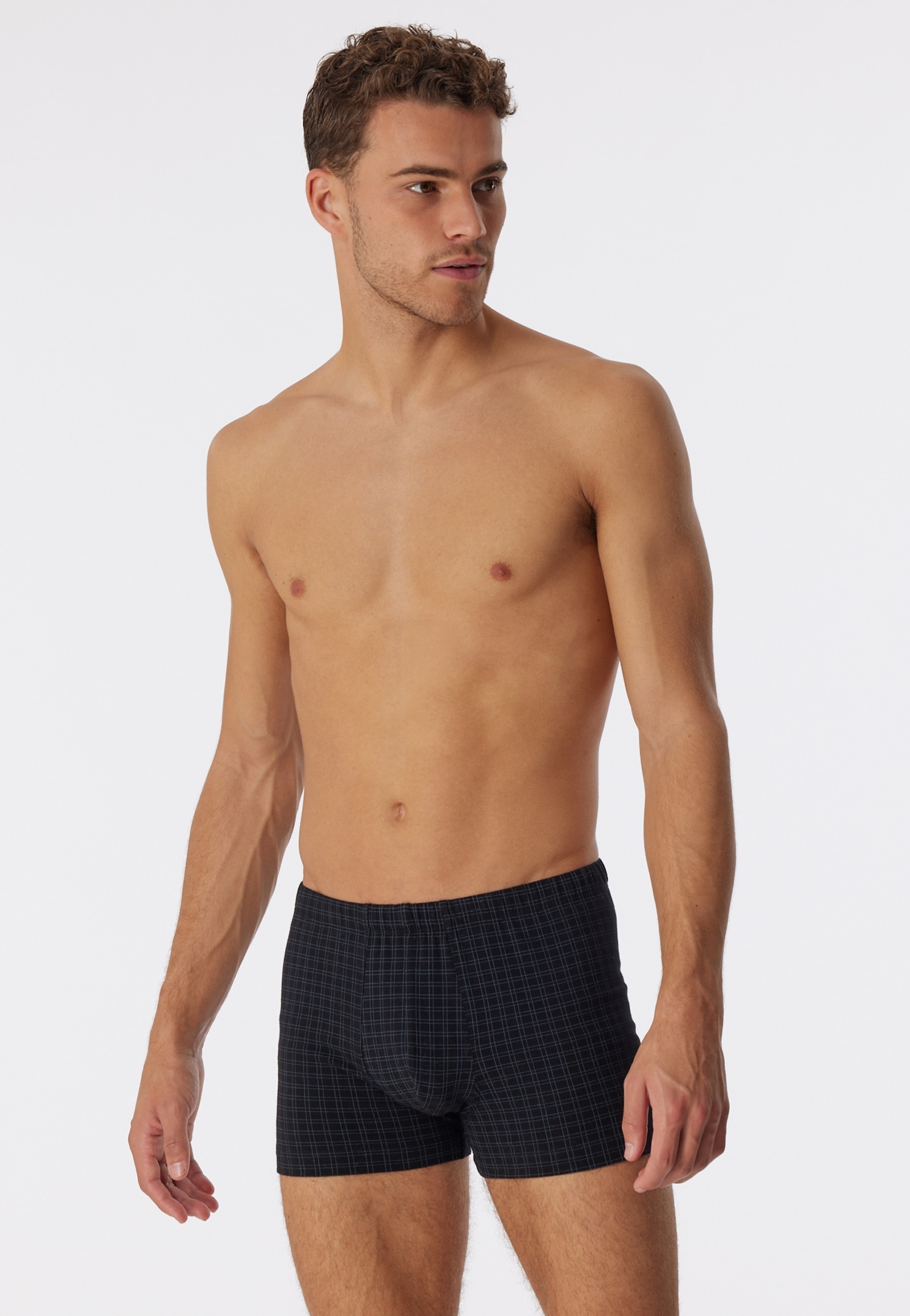 Schiesser Boxershorts »Cotton Casual« ohne Eingriff, kariert