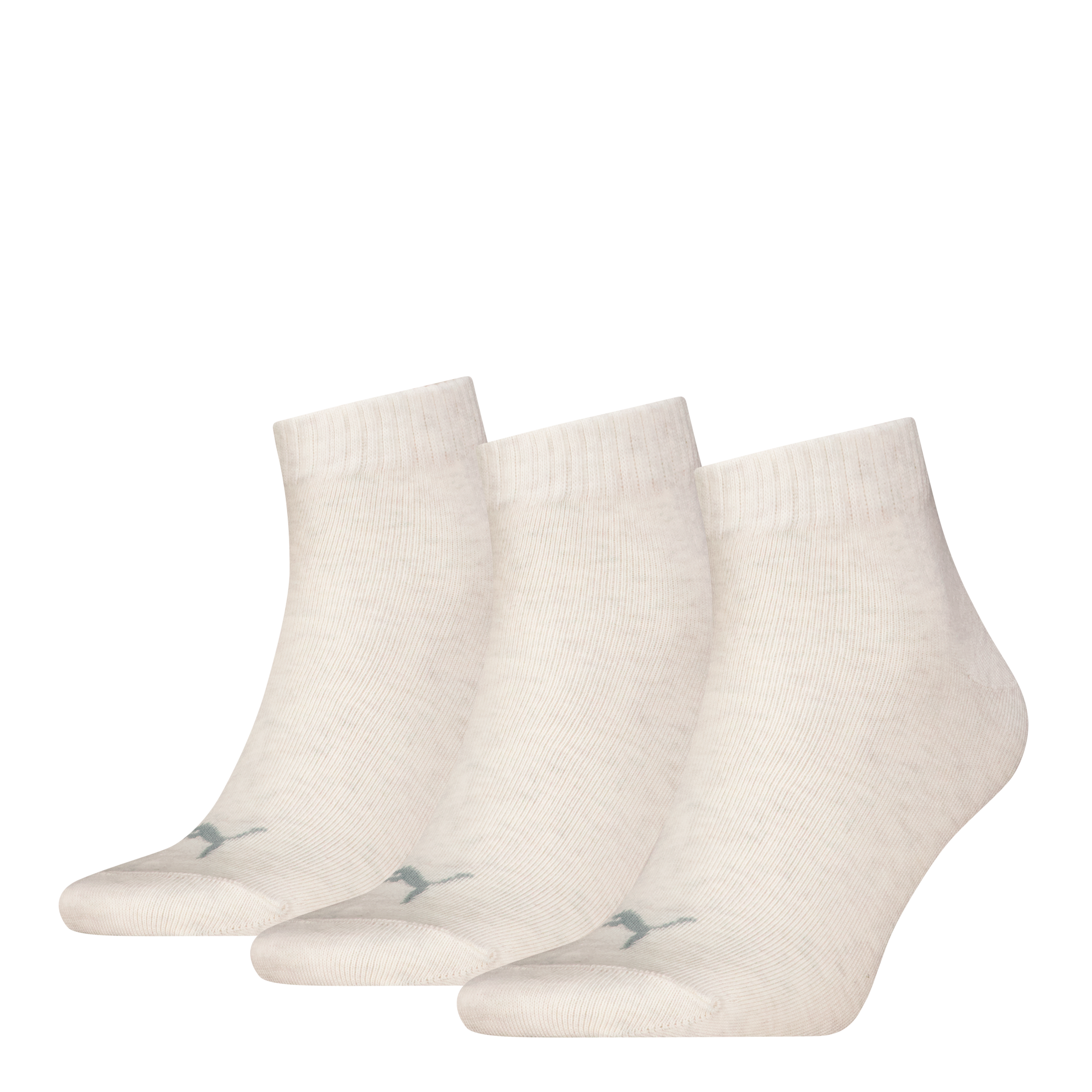 Image of PUMA Kurzsocken "PUMA UNISEX QUARTER PLAIN 3P" 3 Paar, 3 Paar tlg. mit kleinem Logo