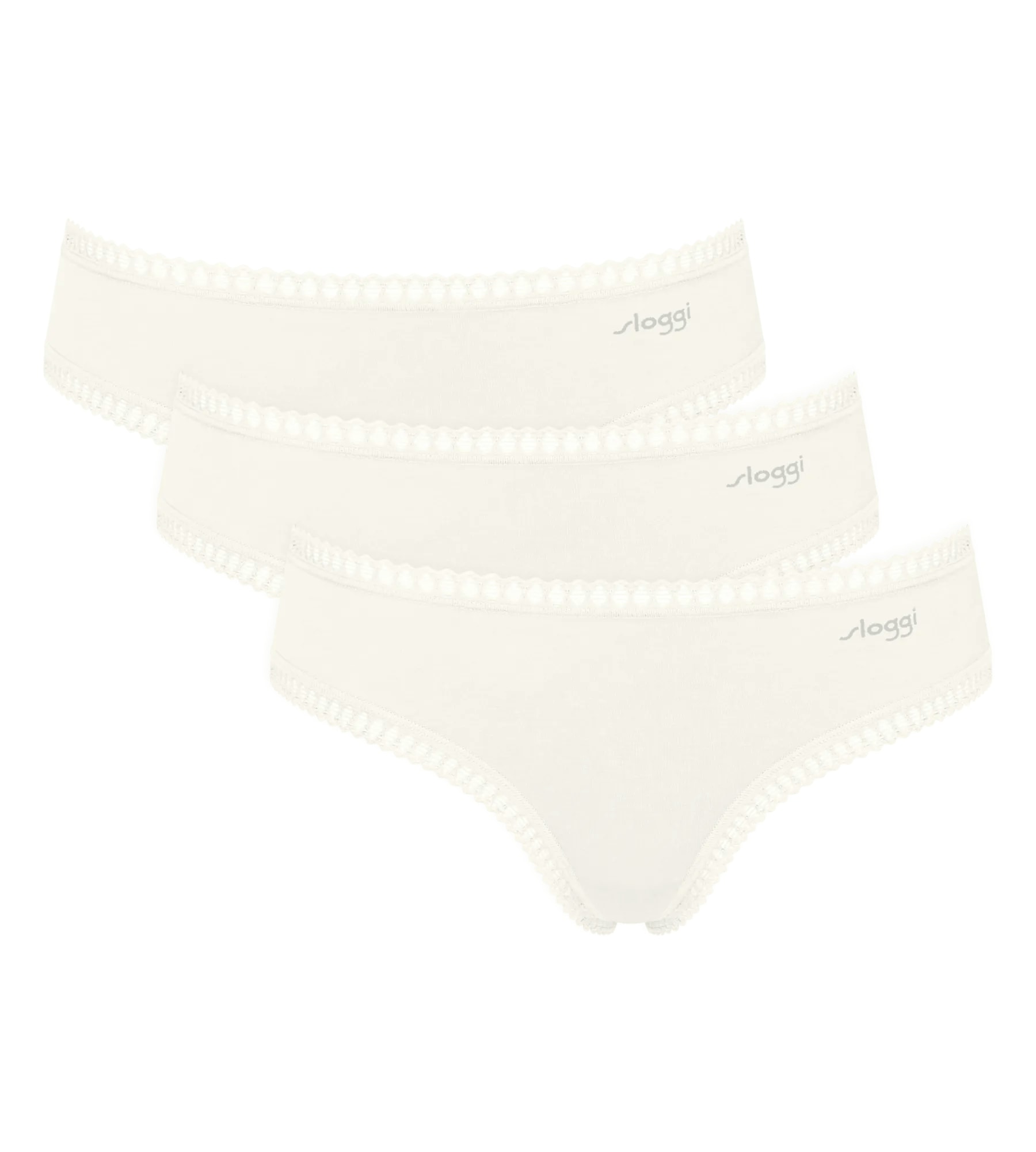 sloggi Hipster »GO Crush« 3er Pack,  mit Spitzendetails, Multipack