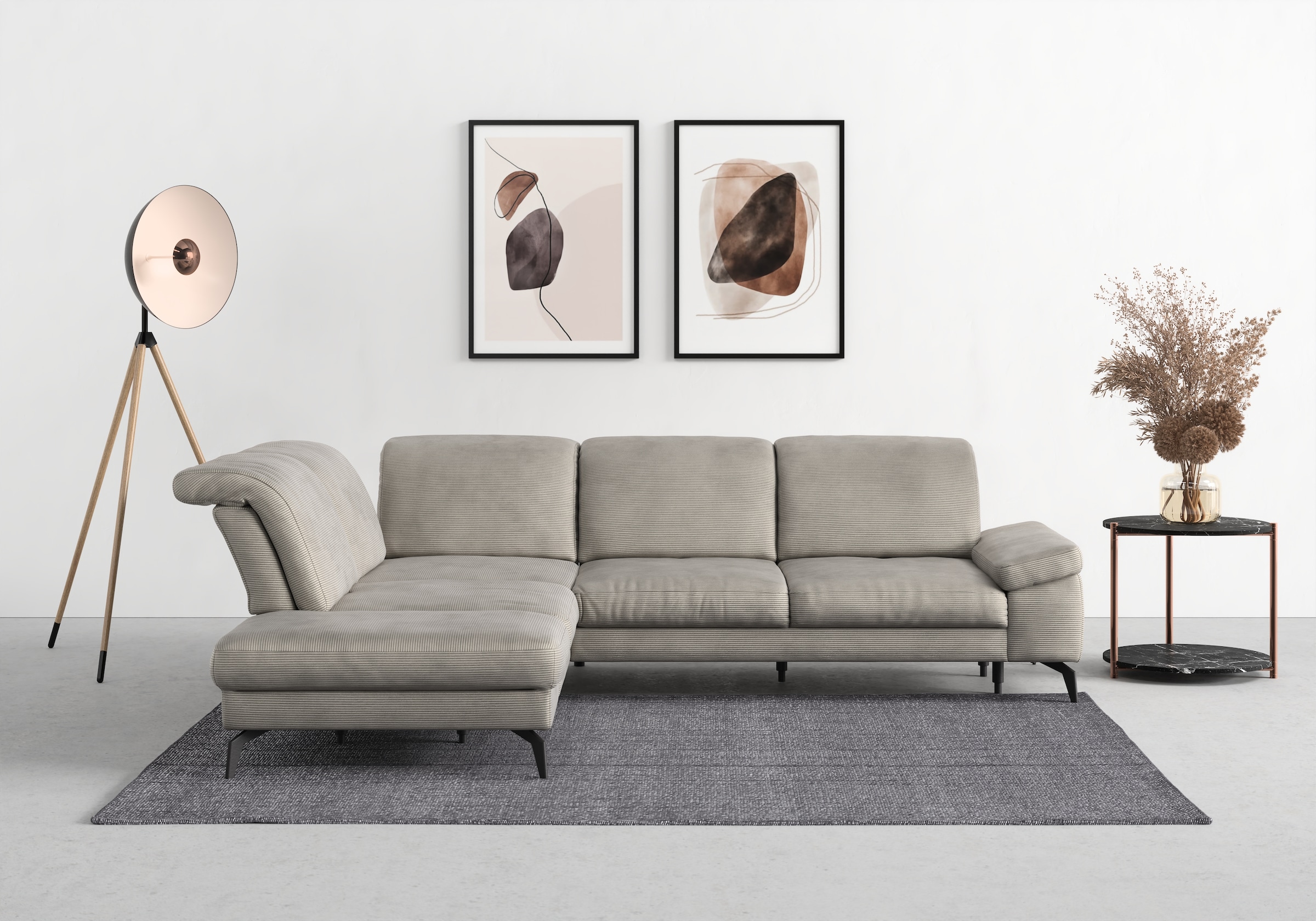 Image of sit&more Ecksofa "Cabana L-Form" Ottomane, wahlweise mit Sitztiefen-,Armlehnen- und Kopfteilfunktion