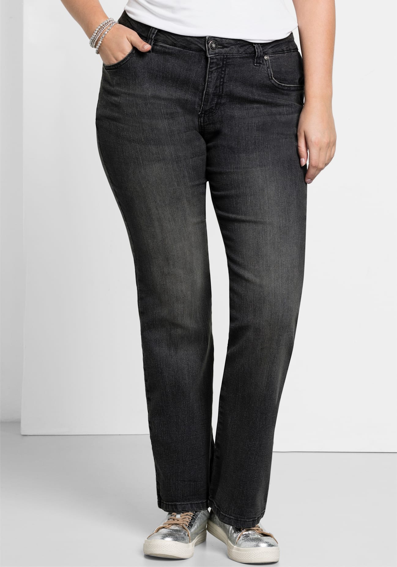 Image of Sheego Bootcut-Jeans 1
