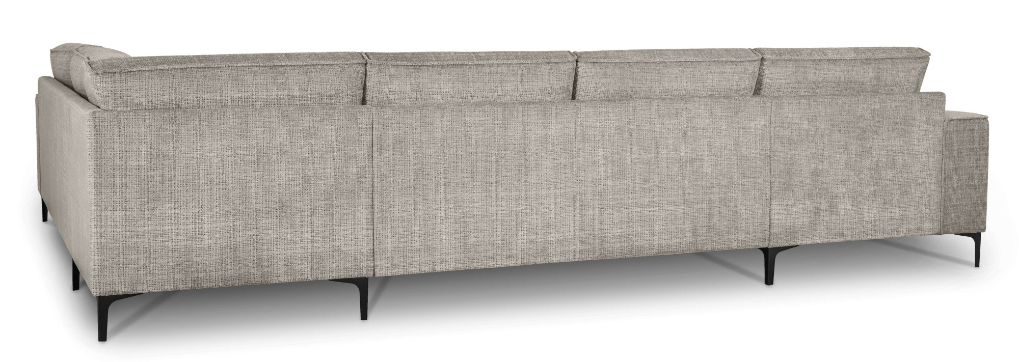 GOODproduct Wohnlandschaft »OLAND Chenille U-Form, XXL, B: 342 cm, Skandi-Design« Skandi-Design in Struktur, Flachgewebe, Luxus-Microfaser, Boucle