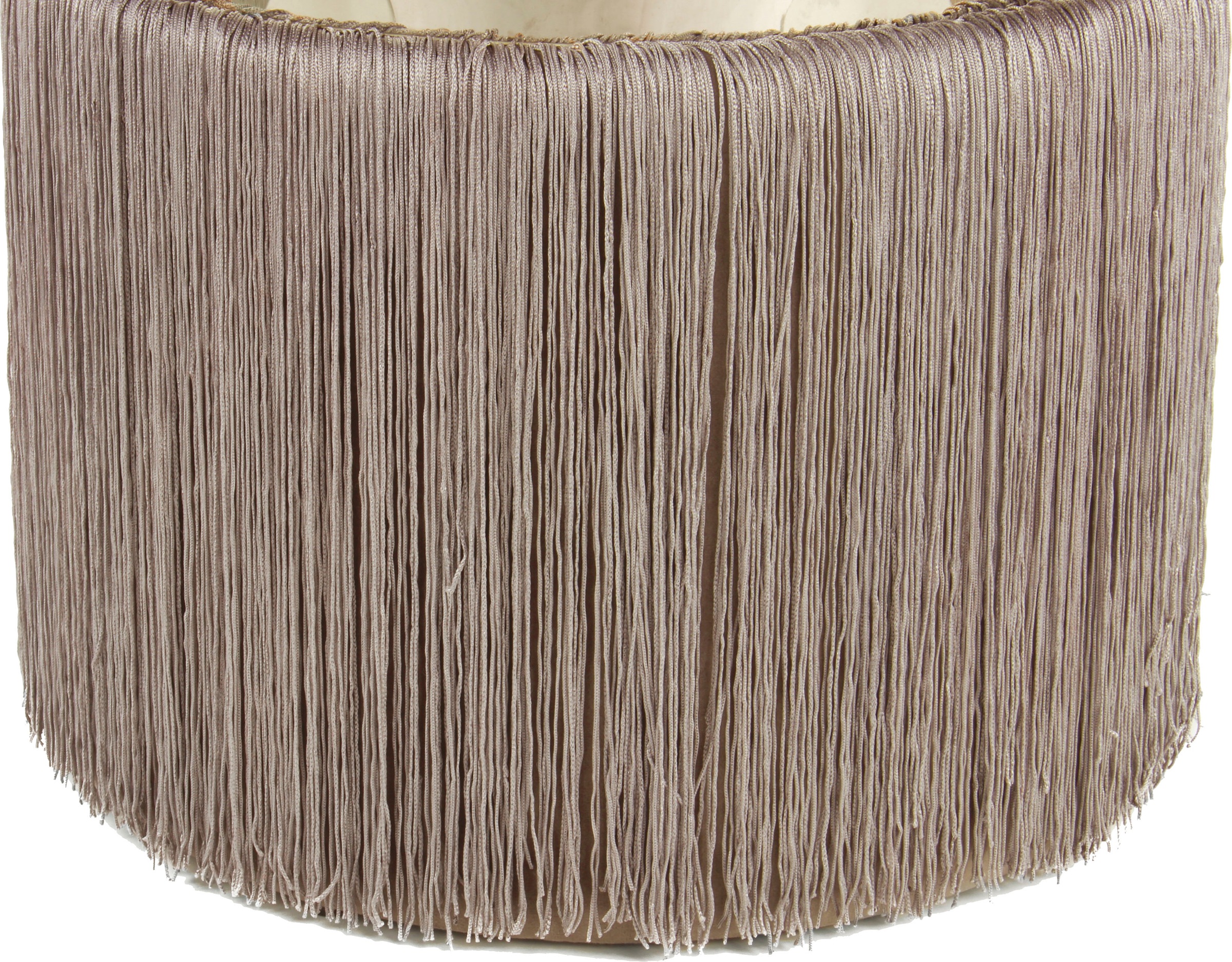Kayoom Sitzhocker »Hocker Rebecca 925, Sitzpouf in runder Form,mit samtigem Bezug«, (1 St.), pflegeleicht, modern, vielseitig verwendbar, Sitzfläche gepolstert