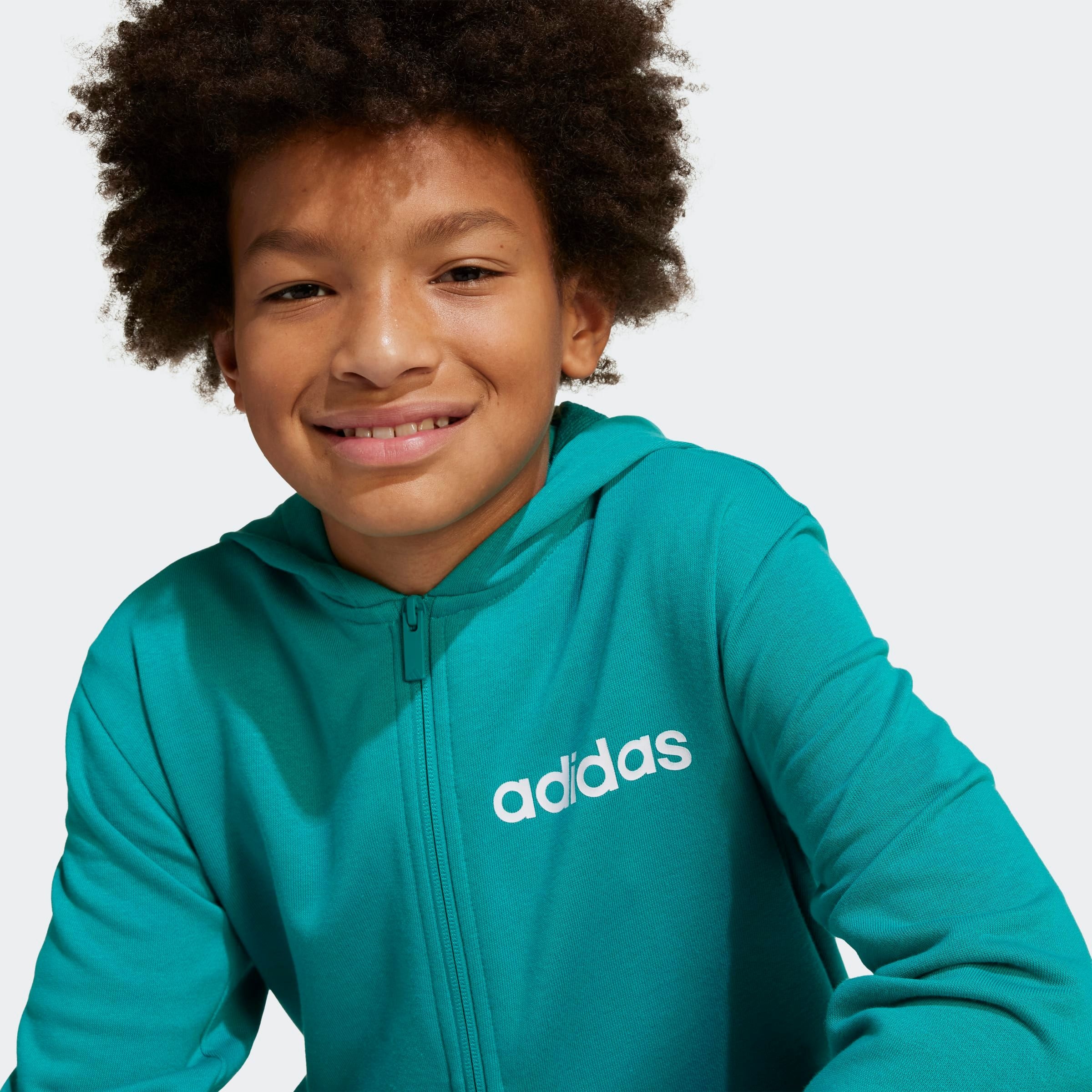 adidas Sportswear Trainingsanzug »J LIN FT TS 220«, (2 tlg.)