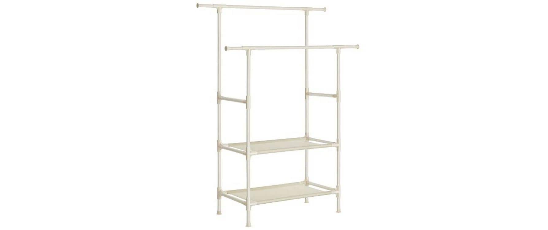 Image of SONGMICS Garderobenständer "112 x 49 x 177 cm, Weiss"