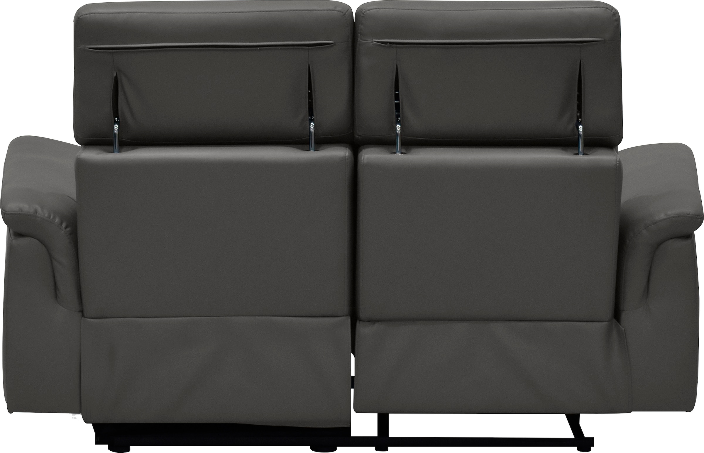 Home affaire 2-places »Pareli 172cm, manuelle u. elektr. Relaxfunktion« USB, Kopfteil-Verstellung, LED, in Echtleder, Kunstleder, Web