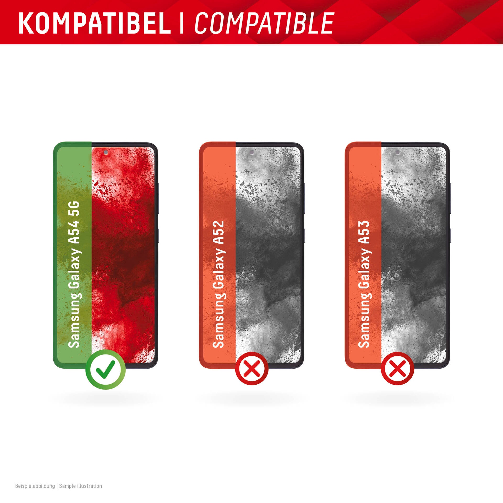 Displex Film de protection d'écran »Real Glass FC Samsung Galaxy A54 5G«