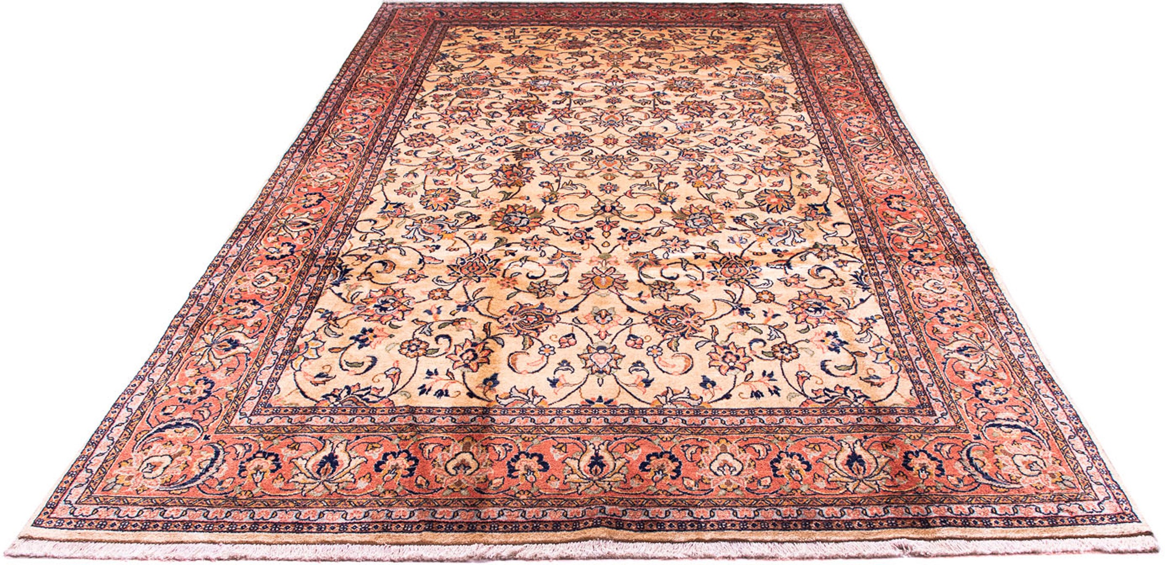 Image of morgenland Orientteppich »Perser - Classic - 314 x 179 cm - beige«, rechteckig, 10 mm Höhe, Wohnzimmer, Handgeknüpft, Einzelstück mit Zertifikat bei Ackermann Versand Schweiz