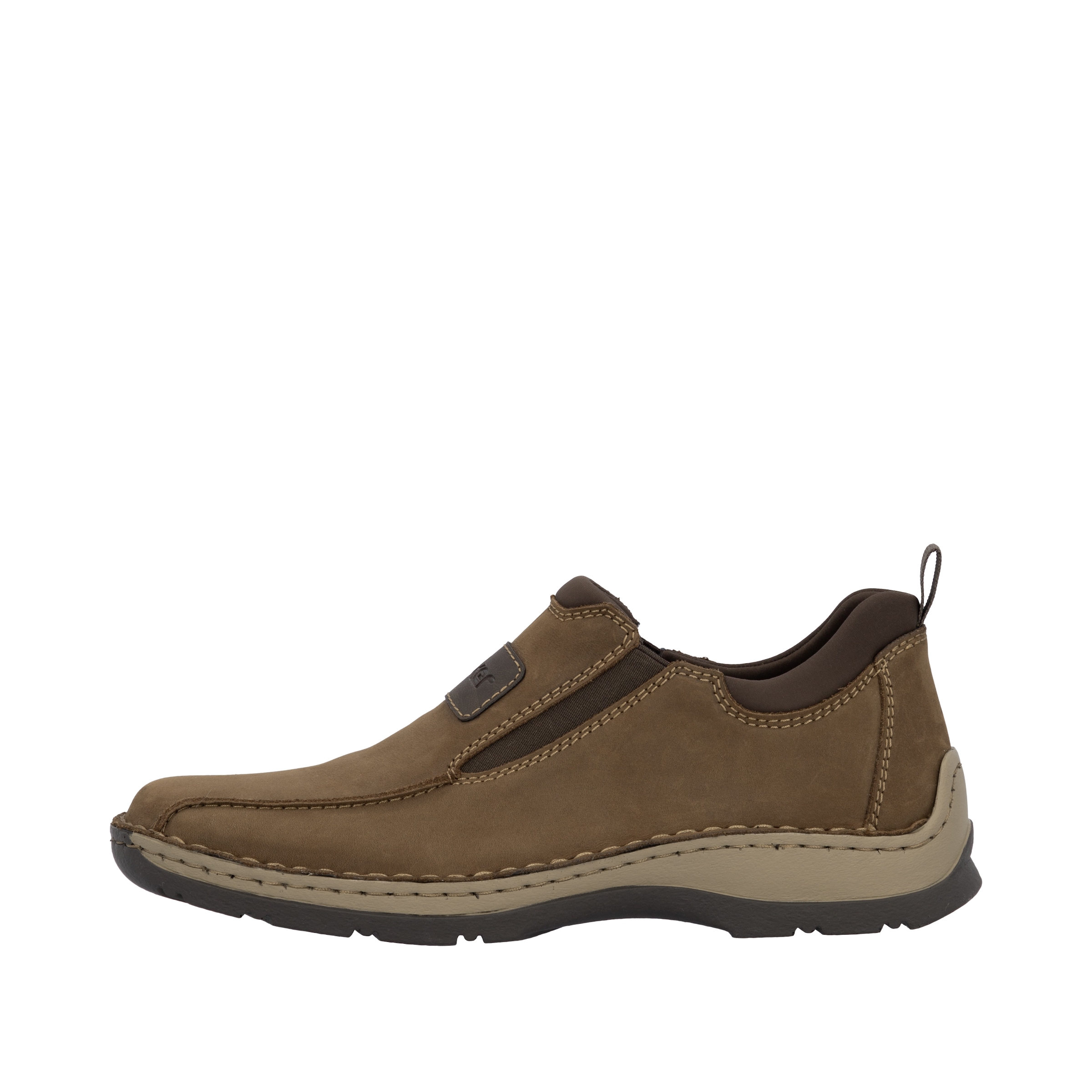 Rieker Baskets slip-on  mocassin, chaussure à enfiler, chaussure basse, chaussure de loisirs avec empiècements stretch