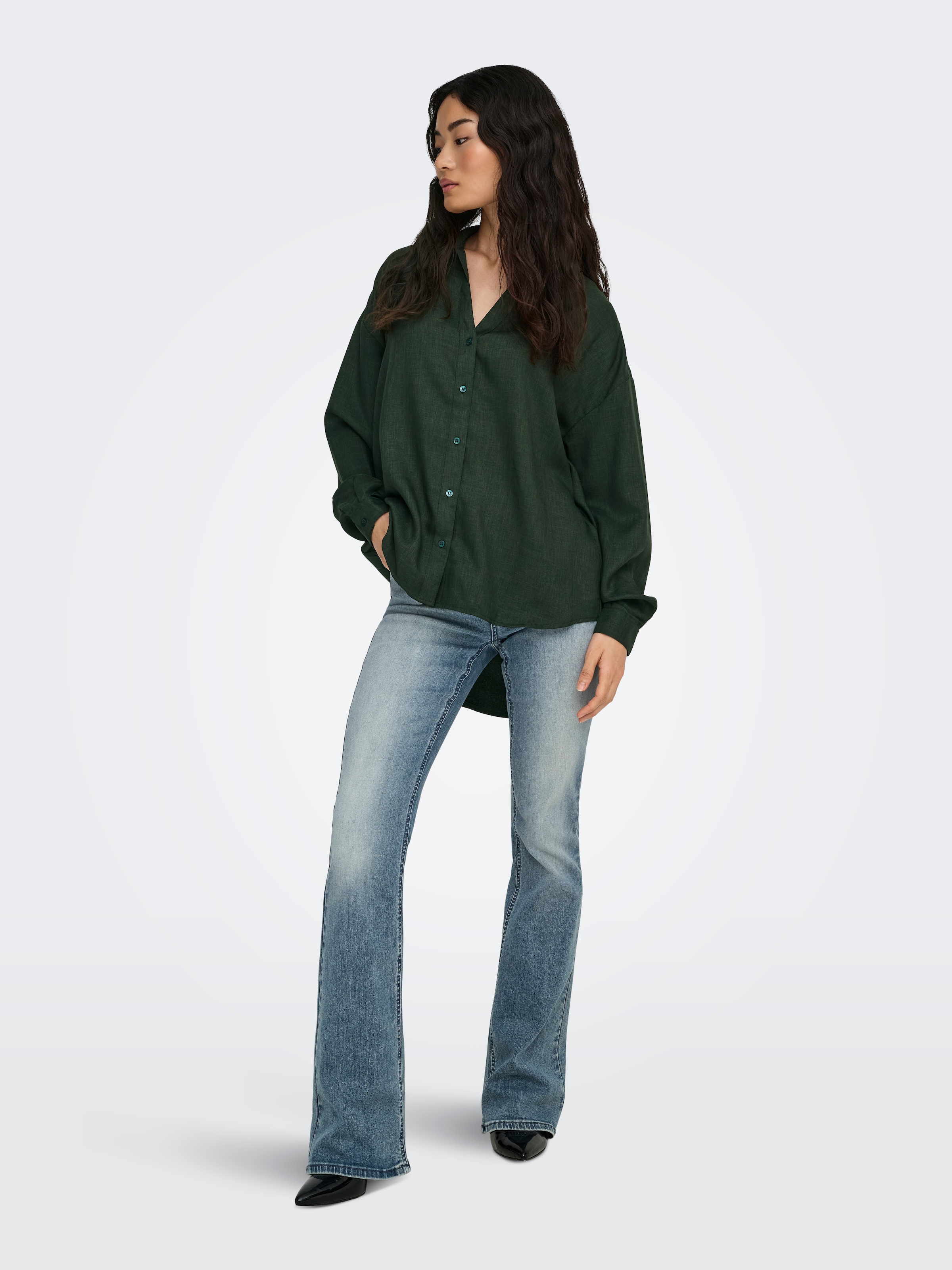 ONLY Blouse chemise »ONLHARRIET LIFE L/S SHIRT WVN«