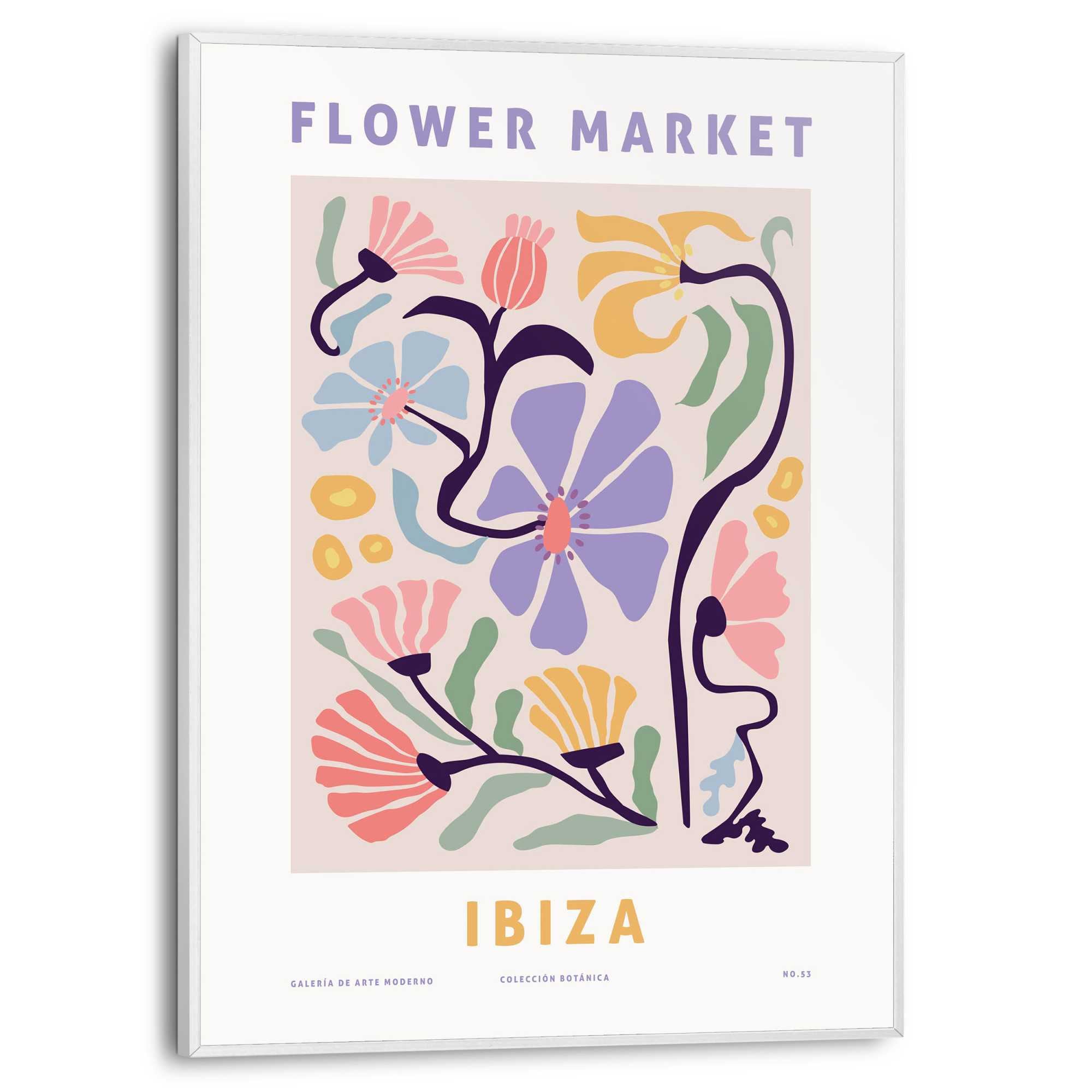 Image of Reinders Poster "Flower Market"