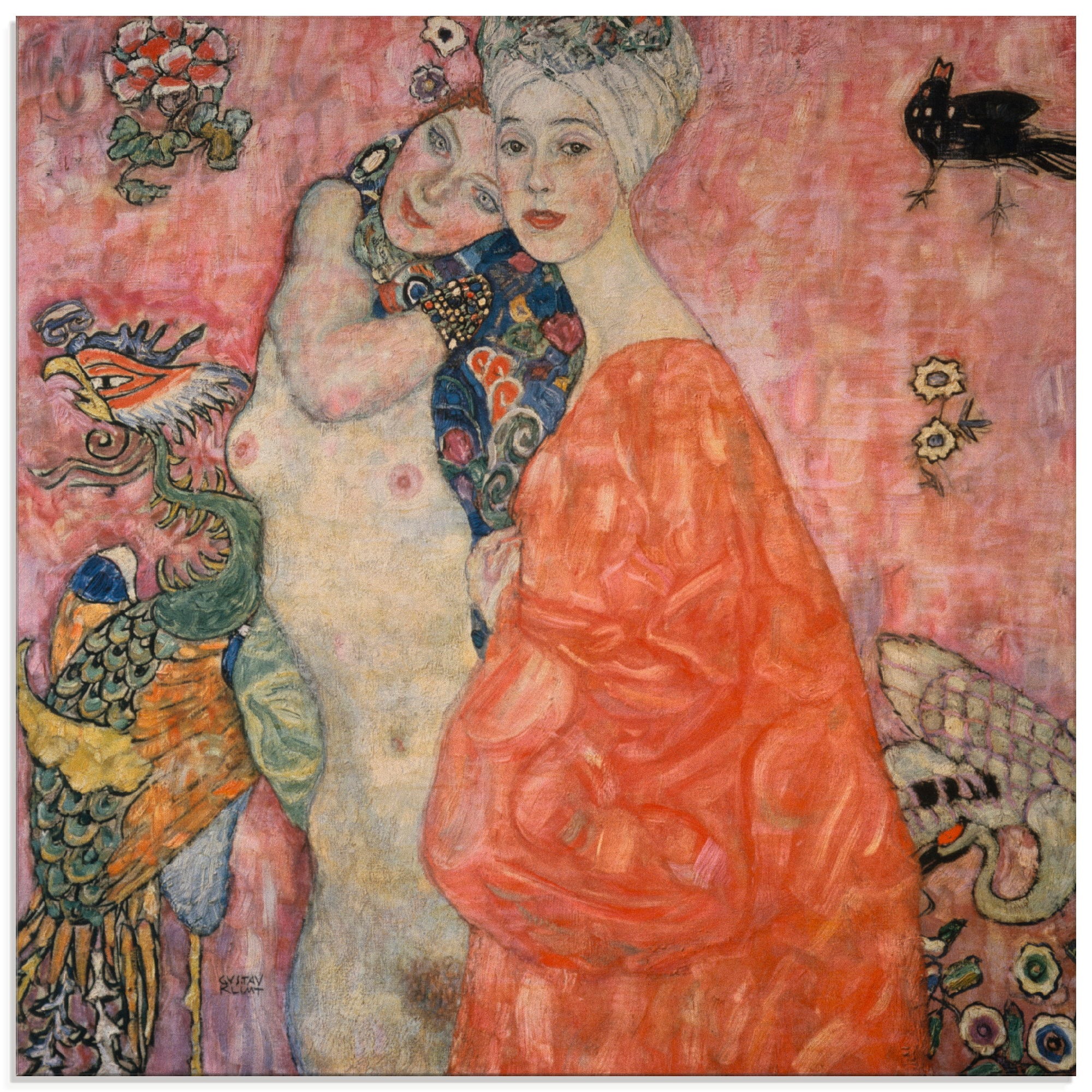 Image of Artland Glasbild »Die Freundinnen. 1916/17«, Frau, (1 St.) bei Ackermann Versand Schweiz