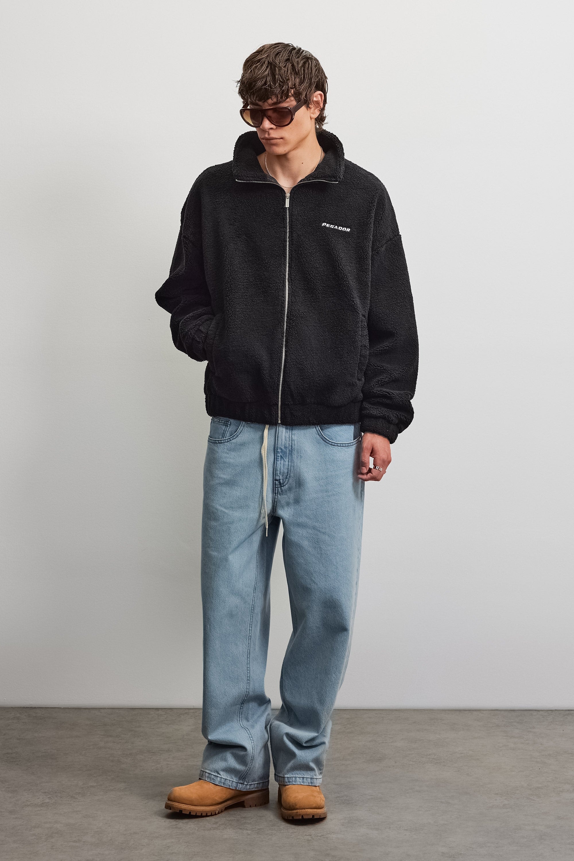 PEGADOR Veste sweat »Alto Teddy Jacket« Kunstfaser, regular fit