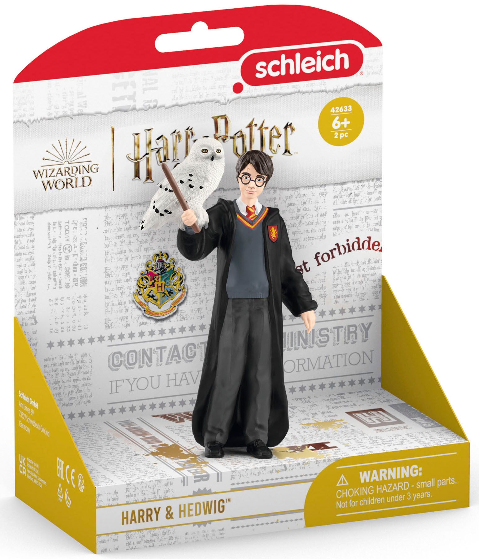 Schleich® Spielfigur »WIZARDING WORLD, Harry Potter™, Harry Potter™ & Hedwig™ (42633)«, Made in Europe