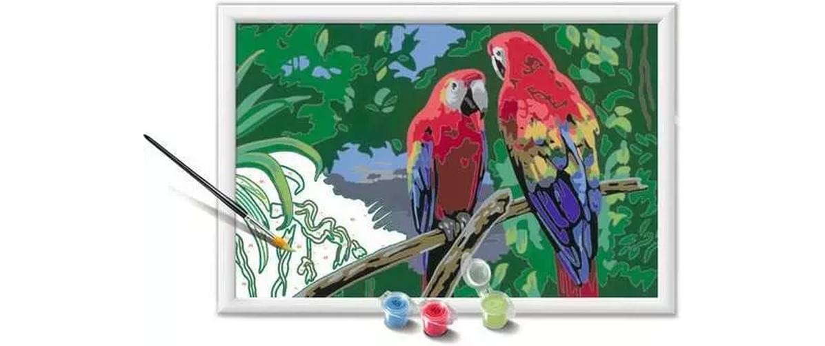 Ravensburger Malen nach Zahlen »CreArt: Colorful Macaws«