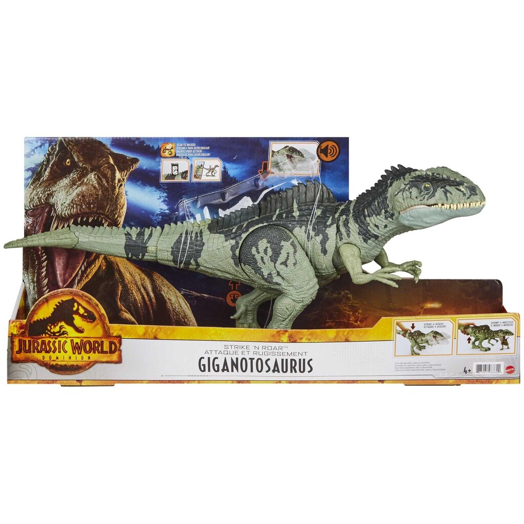 Mattel® Actionfigur »Jurassic World Strike N Roar Giant Dino«