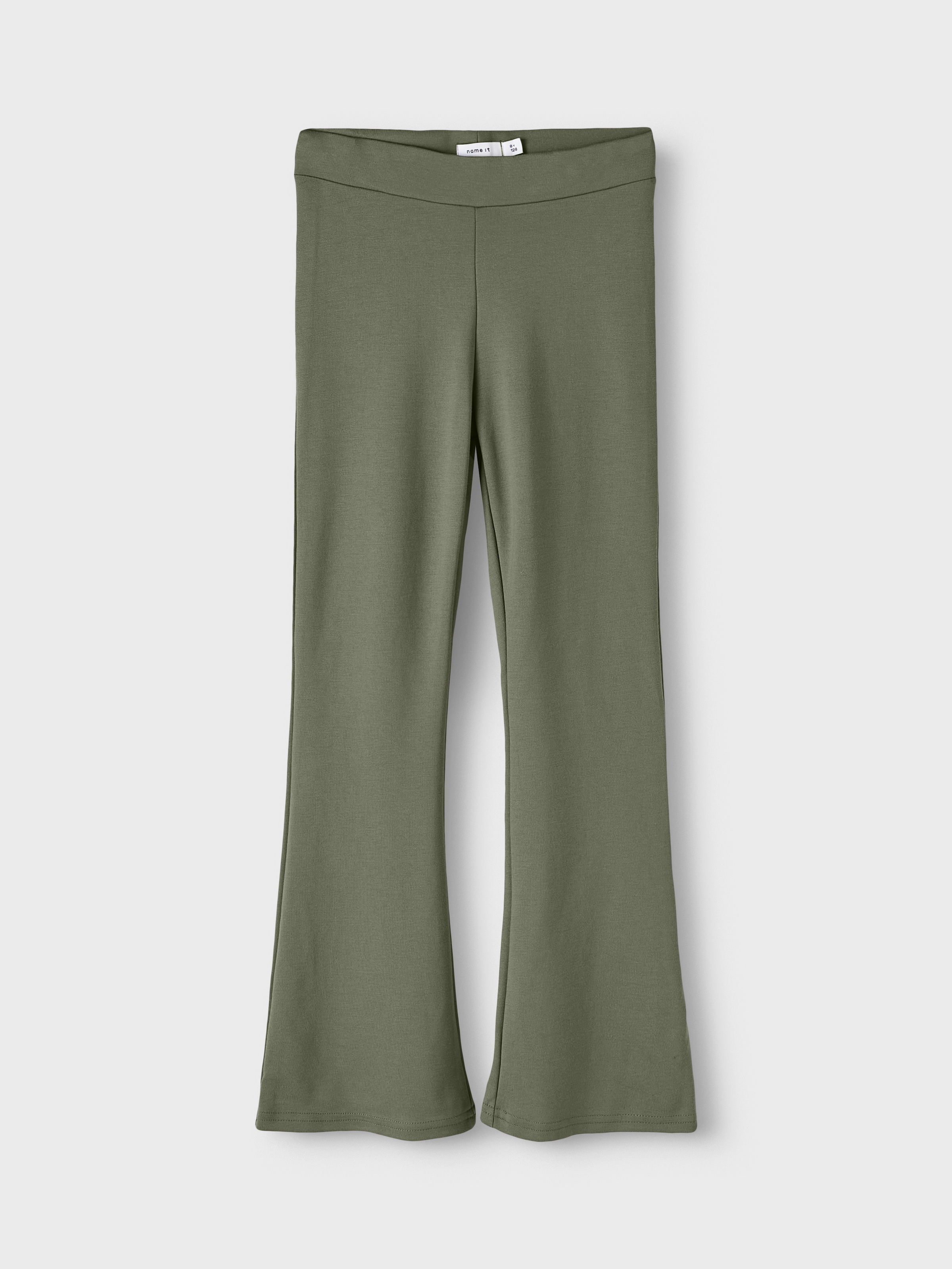 Name It Pantalon en jersey »NKFFRIKKALI für Mädchen mit ausgestelltem Bein und Viskose«  uni, casual, évasé, mélange viscose, sans col