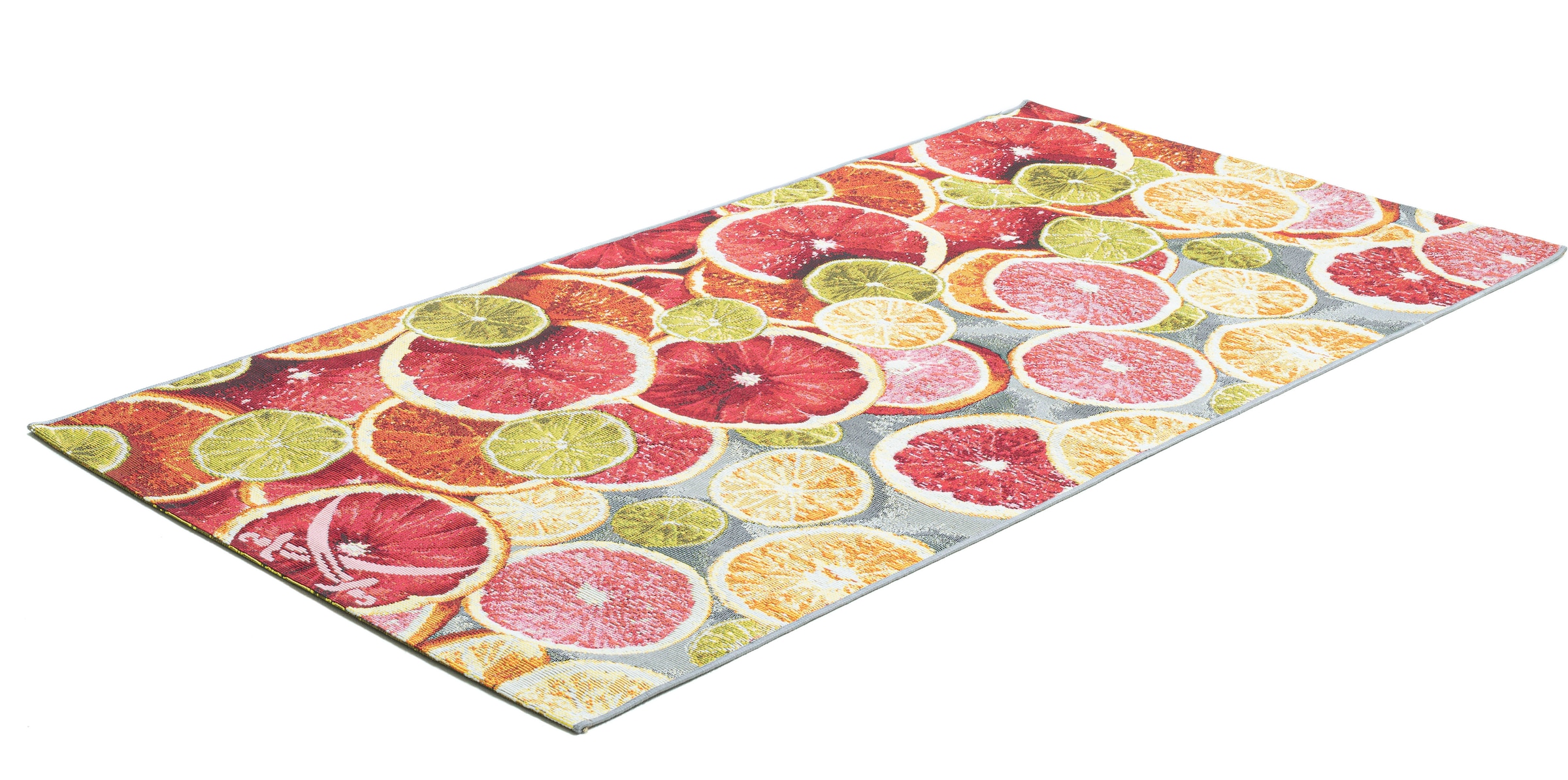 Sansibar Teppich »Rantum Beach 003«, rechteckig, 5 mm Höhe, Flachgewebe, modernes Sommer Design, In- und Outdoor geeignet