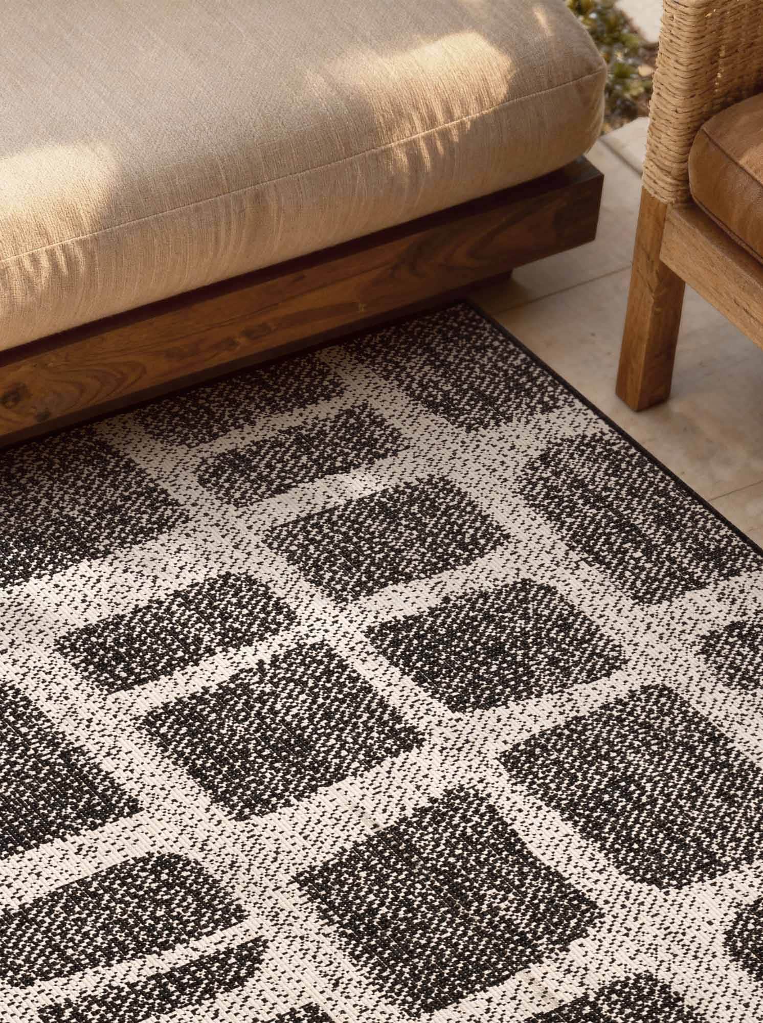 Ted Baker Tapis »Ruskin , Wendeteppich« Rectangulaire 8 mm Höhe Tapis design, résistant aux intempéries, facile d'entretien, moderne, salon, terrasse