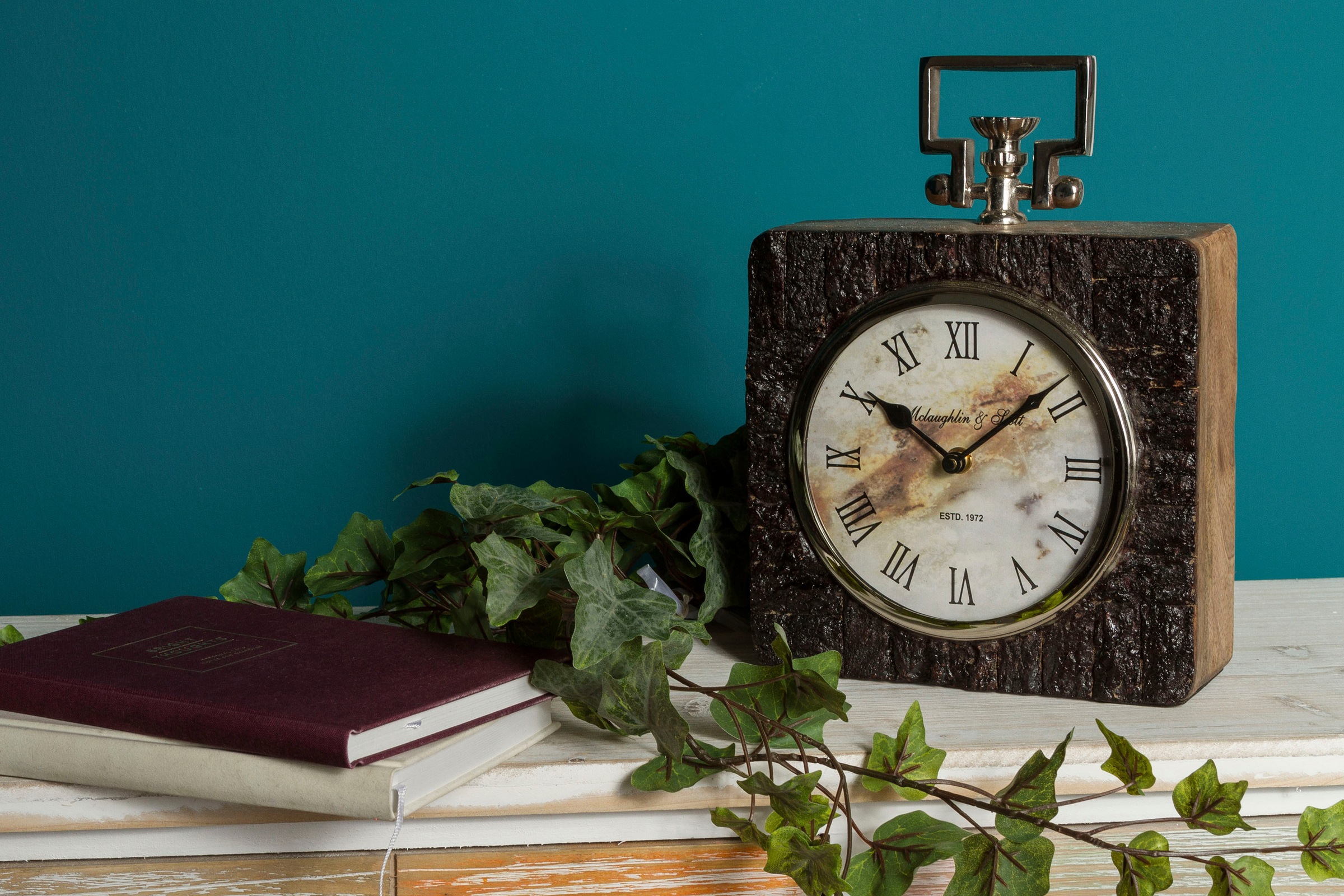 Image of Myflair Möbel & Accessoires Wanduhr »"Armun"«, Standuhr, eckig, römische Ziffern, ideal im Wohnzimmer bei Ackermann Versand Schweiz