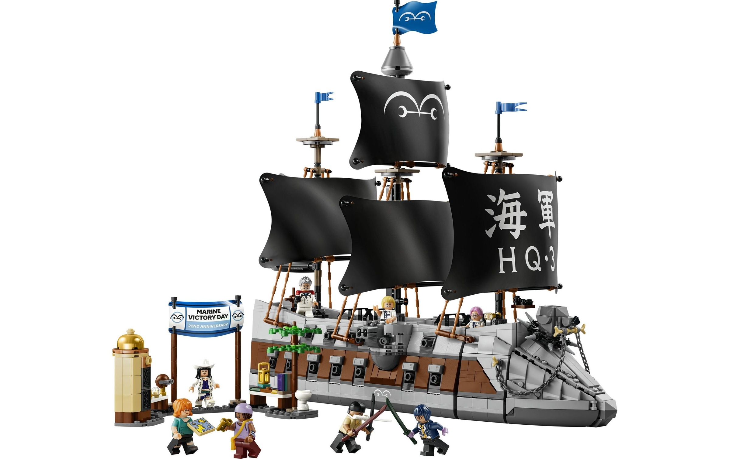 LEGO® Konstruktionsspielsteine »Garps Marineschlachtschiff (75646), LEGO ONE PIECE« Made in Europe
