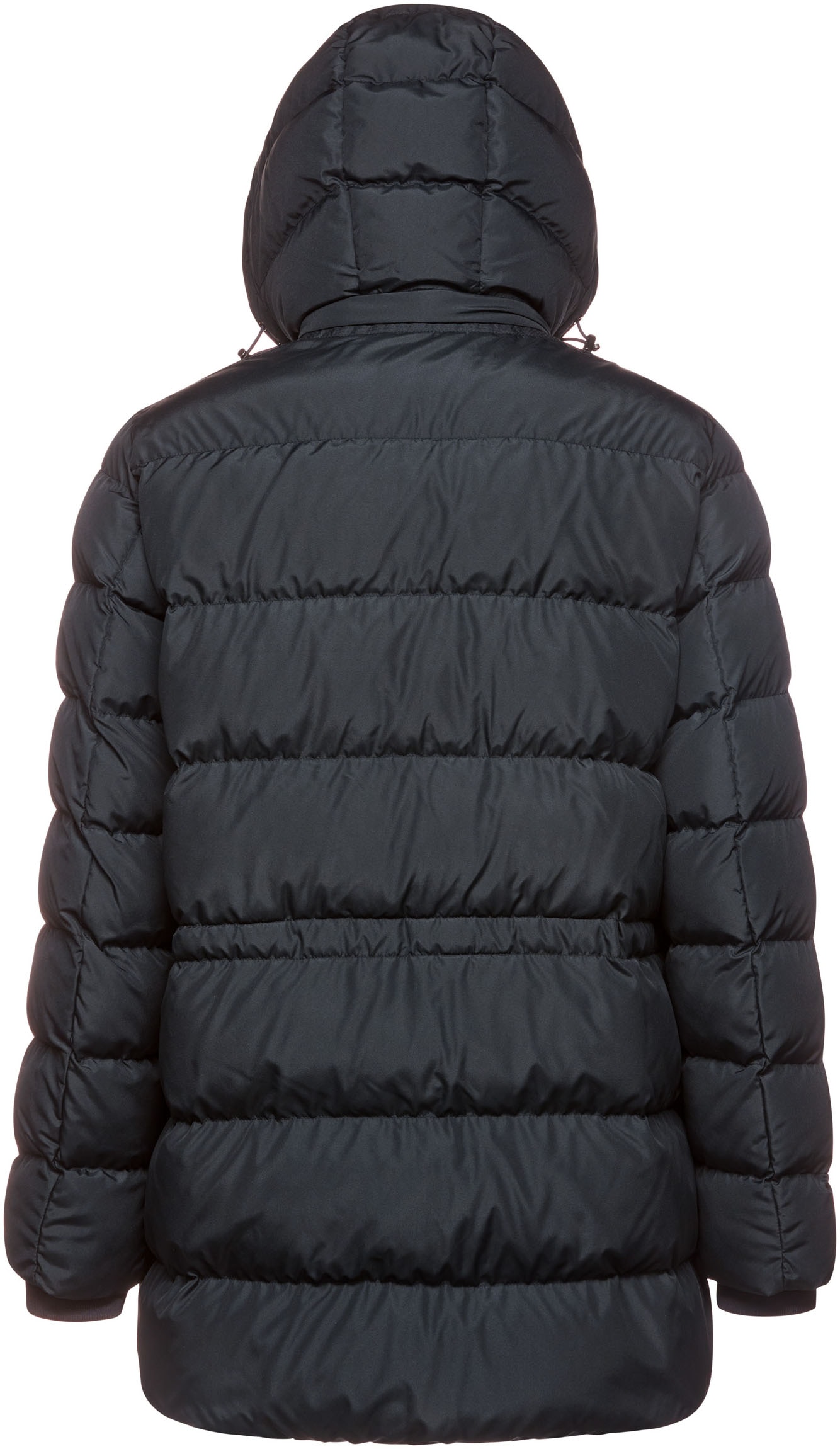 Geox Langjacke »LEITAN«, mit Kapuze, mit Kapuze, 4 Taschen, verdeckter Reissverschluss + Drucker