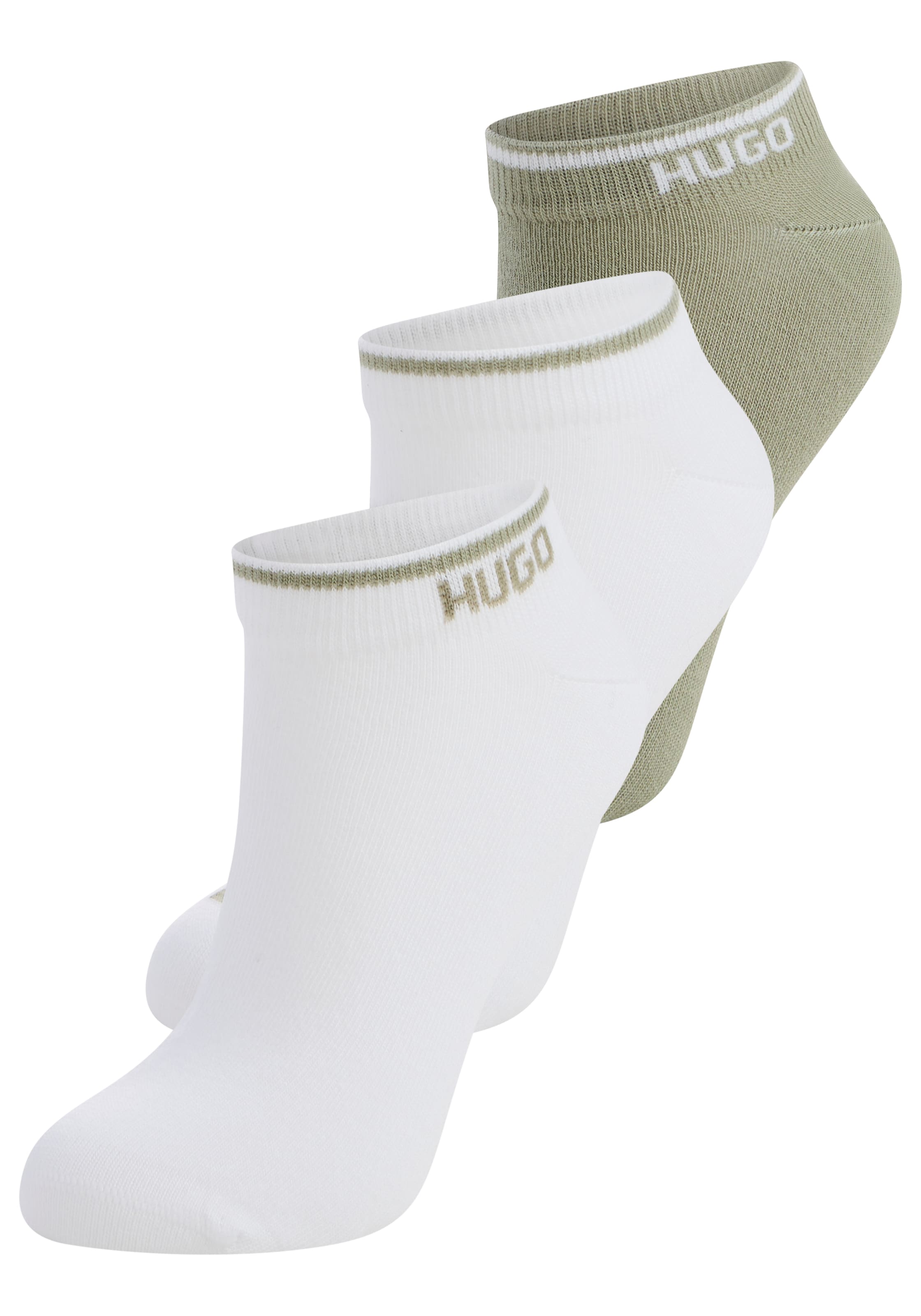 HUGO Underwear Chaussettes de baskets »3P AS LOGO CC« 3 Couple tlg. avec détails logo