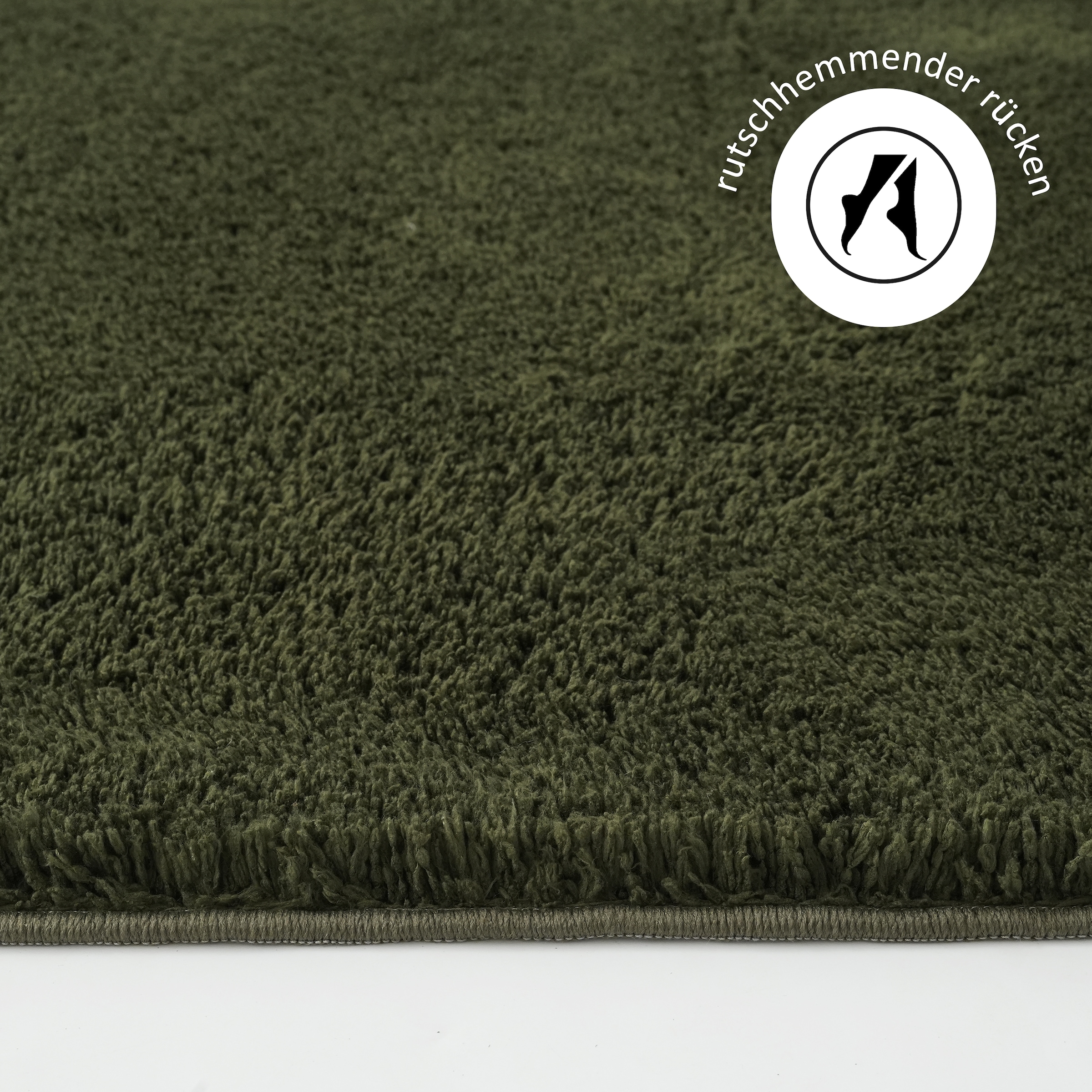 GOODproduct Teppich »Cali Shaggy« rechteckig 22 mm Höhe Uni-Farben, kuschelig, & weich, waschbar, Wohnzimmer, Schlafzimmer