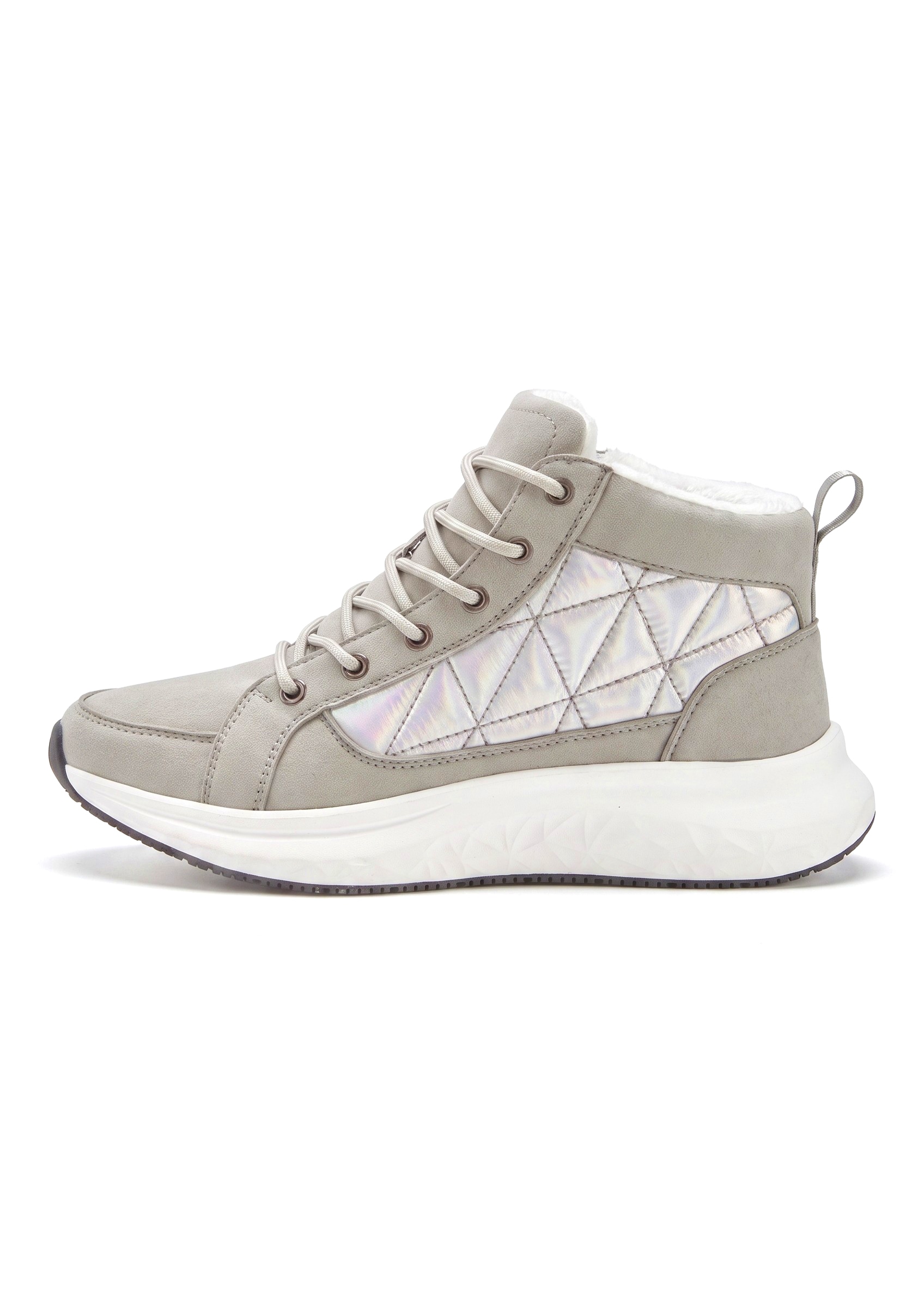 Vivance Stiefelette »Stiefel, Outdoorstiefel, Winterstiefelette,«  im modischen Metallic-Look VEGAN