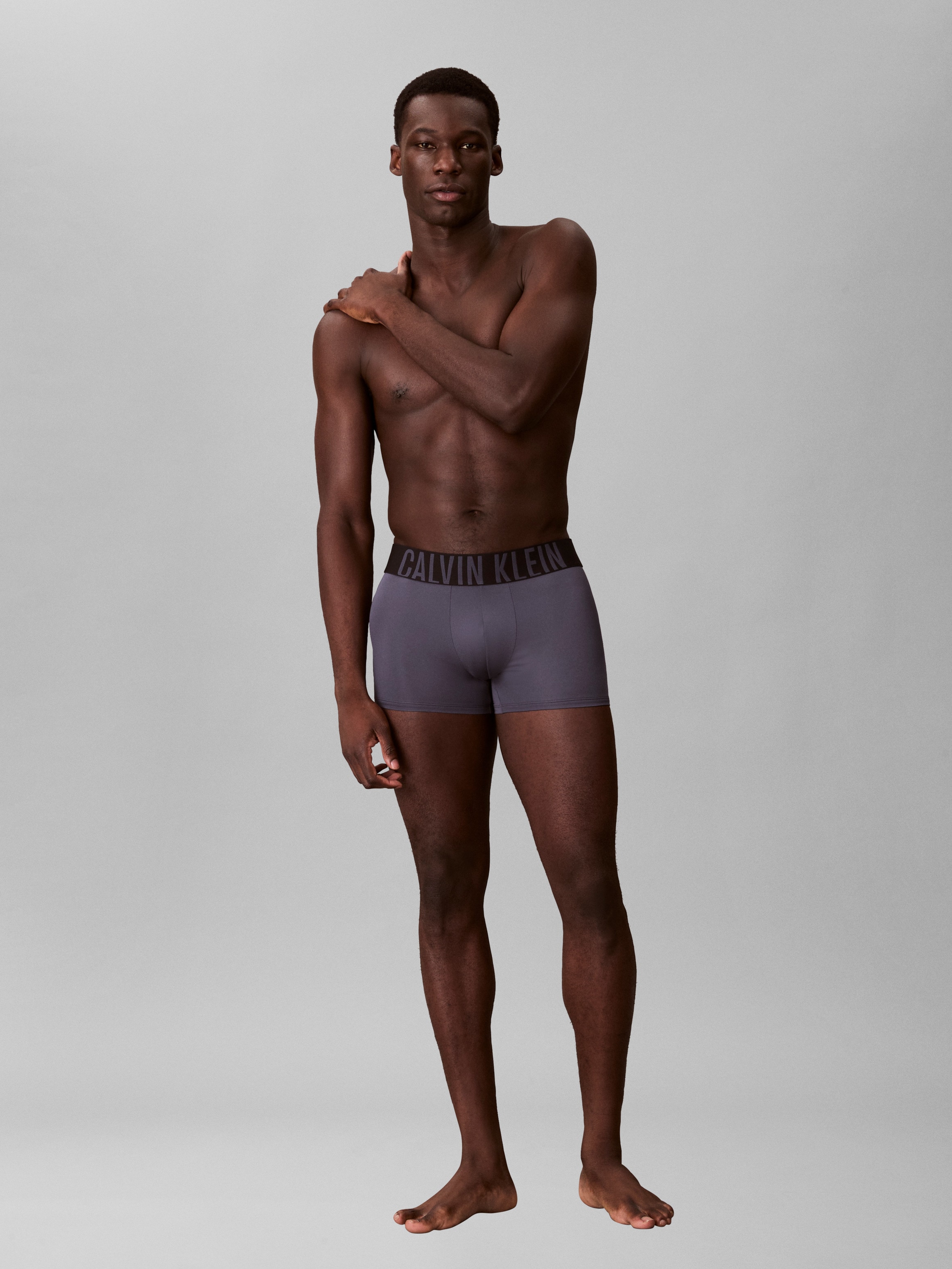 Calvin Klein Underwear Tronc »TRUNK 3PK« Packung, 3er, 3 cuis mit Logo-Stretchbund