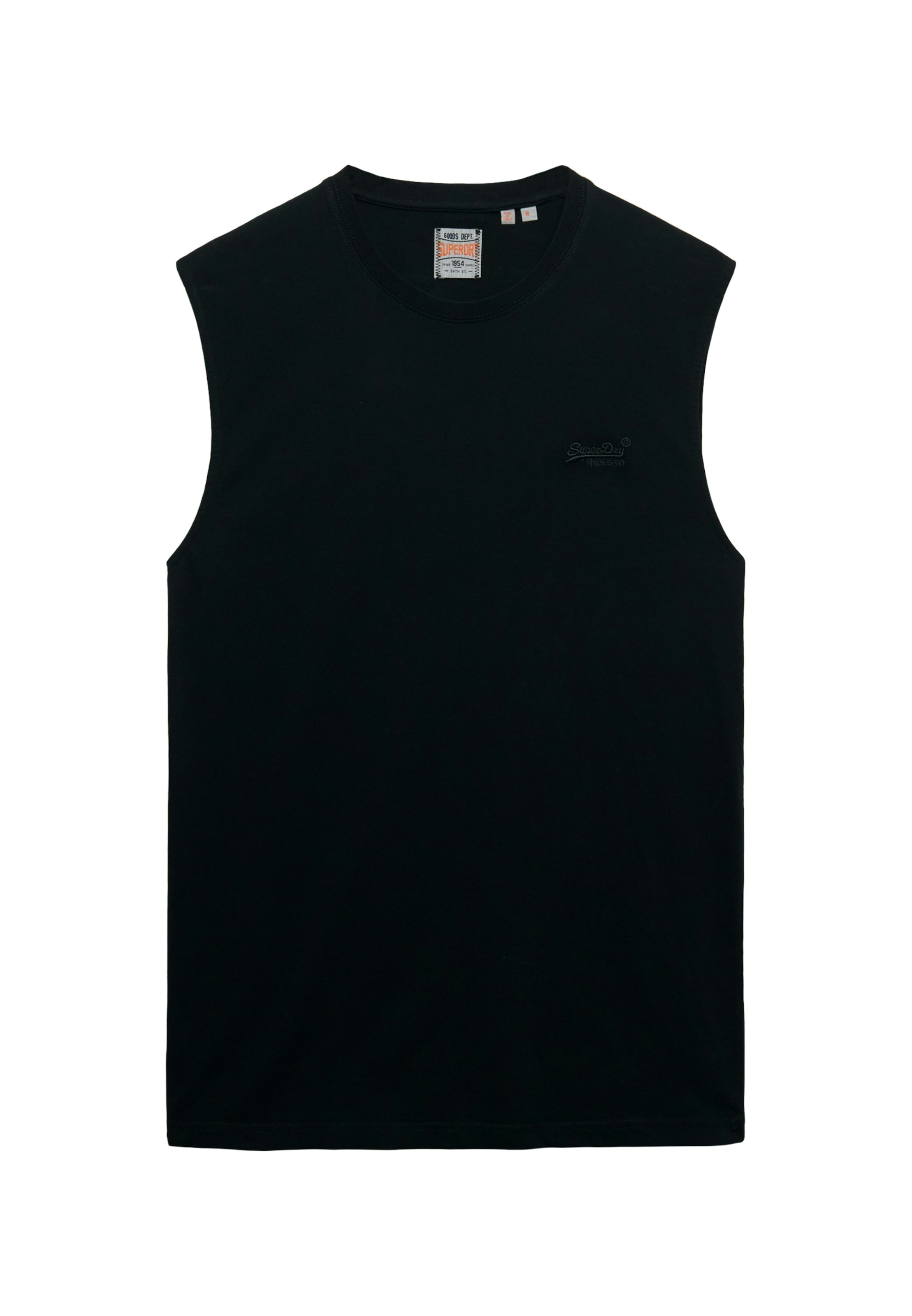 Superdry Débardeur »ESSENTIAL LOGO TANK UB« à coupe décontractée, en coton et jersey simple