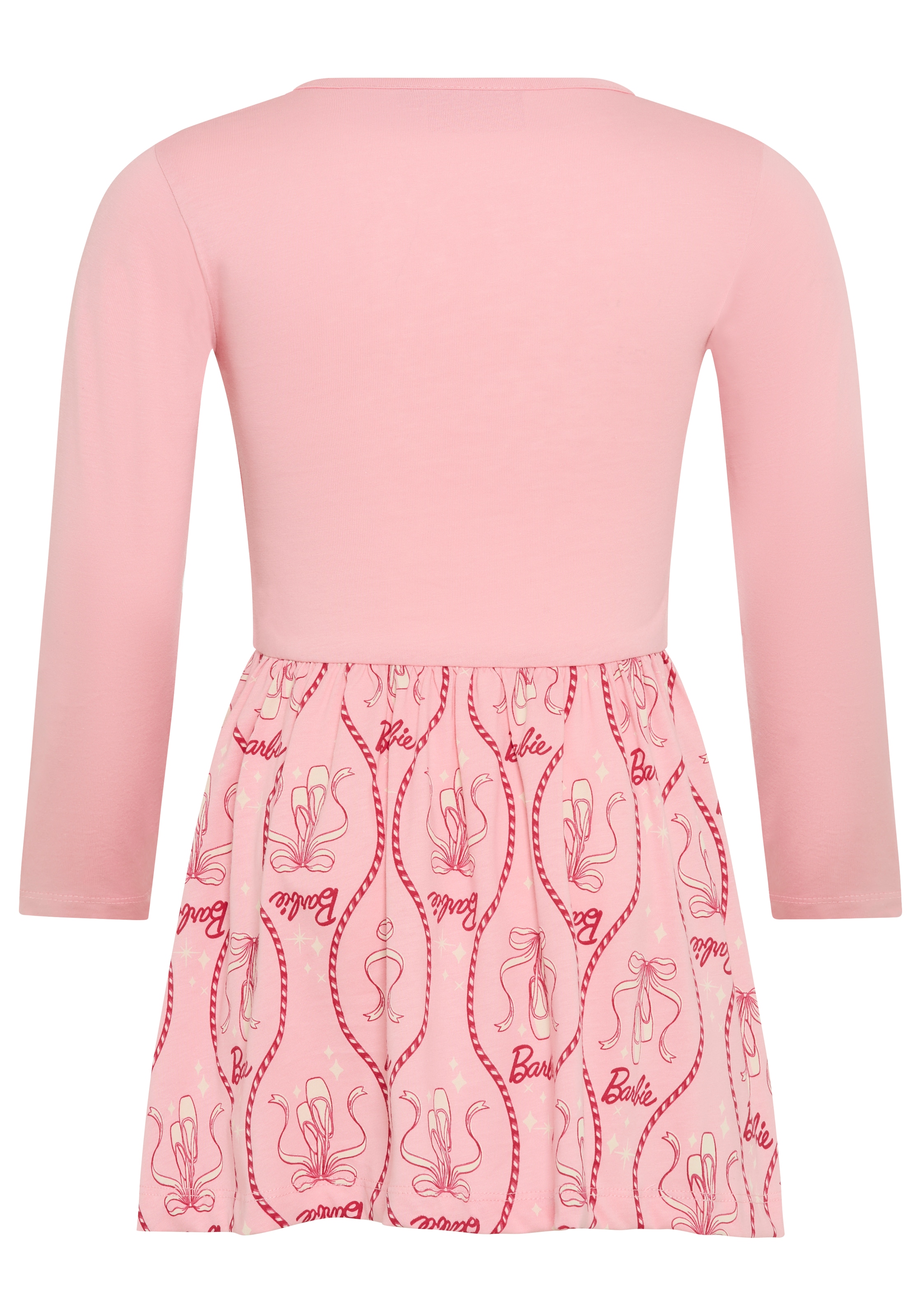 KIDSWORLD Jerseykleid »BARBIE Glitzerdruck Kleid, Mattel« BARBIE Nussknacker Shirtkleid mit Glitzerdruck, kniefrei